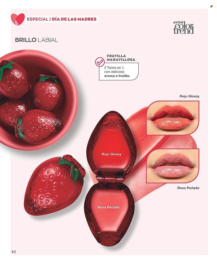 thumbnail - Catálogo Avon - Ventas - brillo de labios, labial. Página 82.