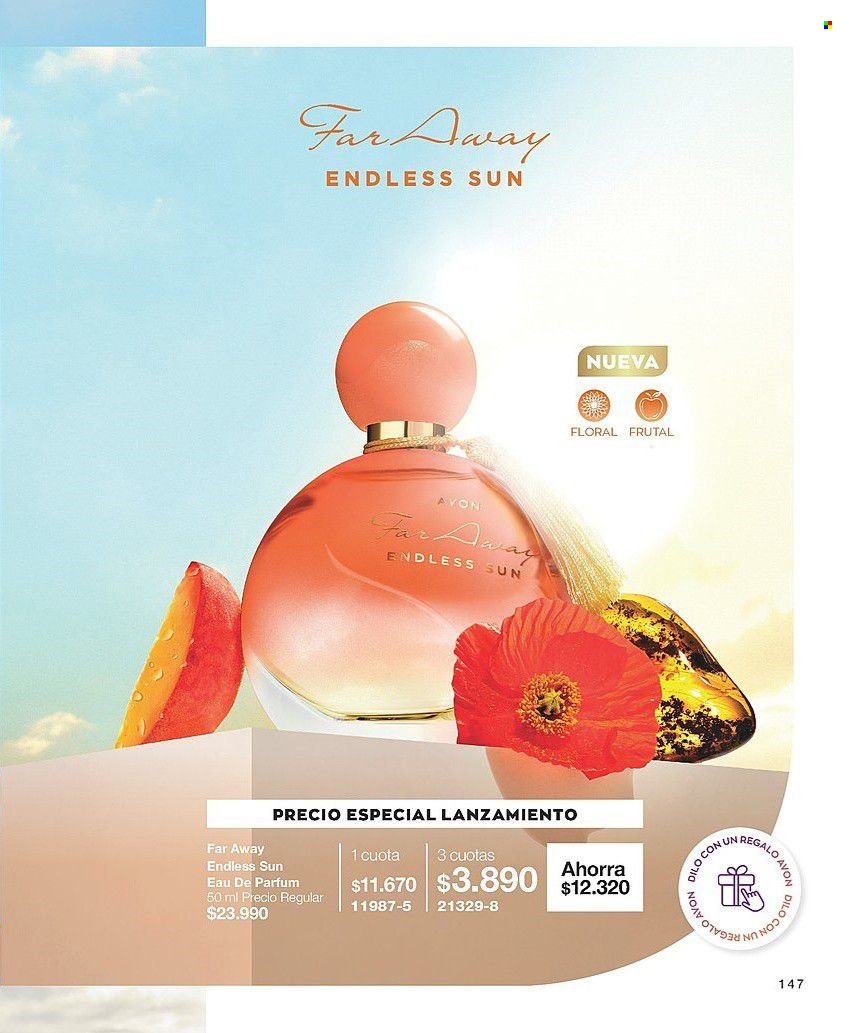 thumbnail - Catálogo Avon - Ventas - perfume, Far Away. Página 147.