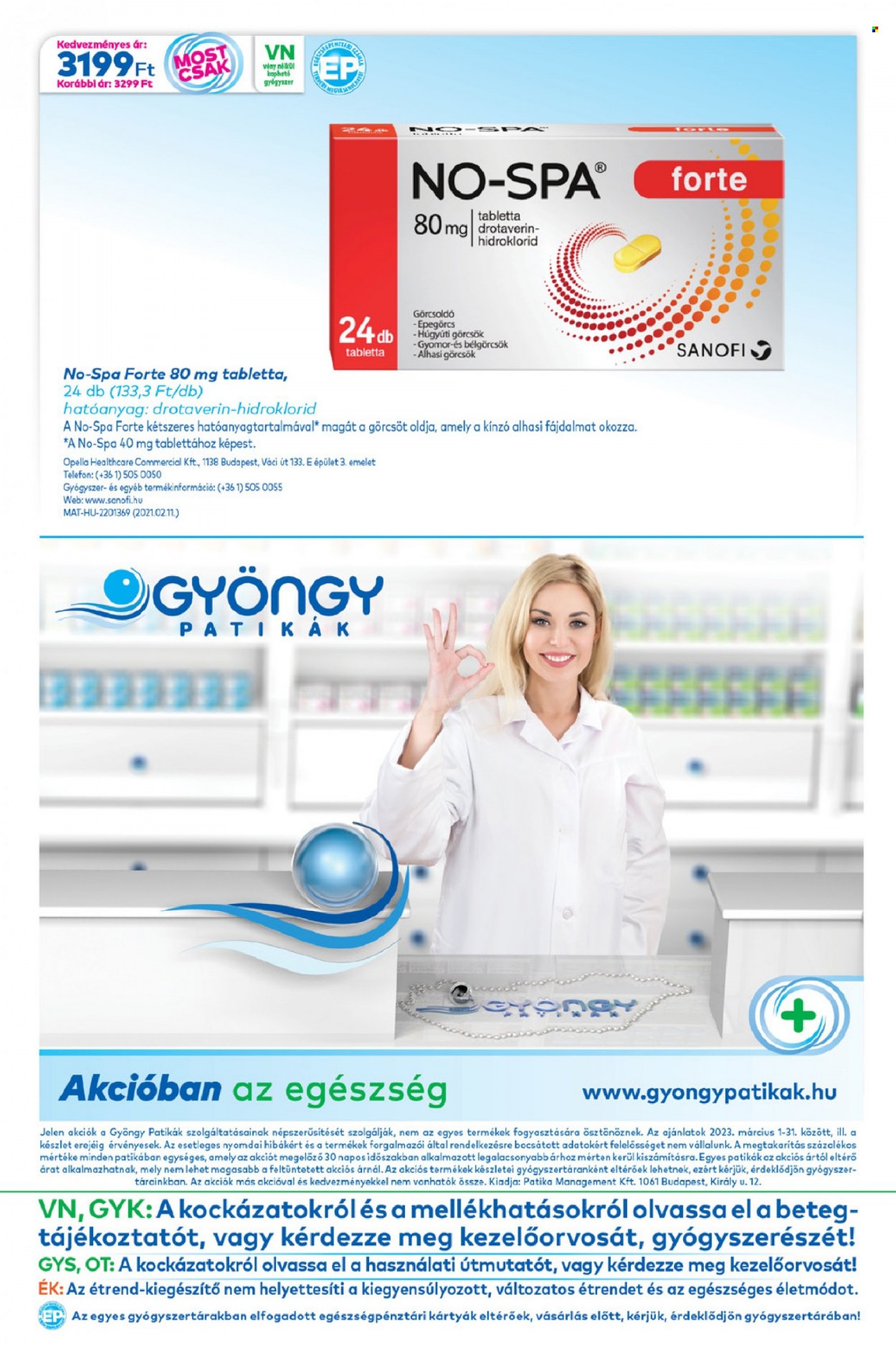 Gyöngy Patikák akciós újságok - 2023.03.01 - 2023.03.31. Oldal 20