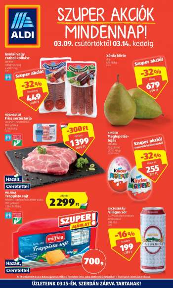 Újság Aldi - 2023.03.09 - 2023.03.14.