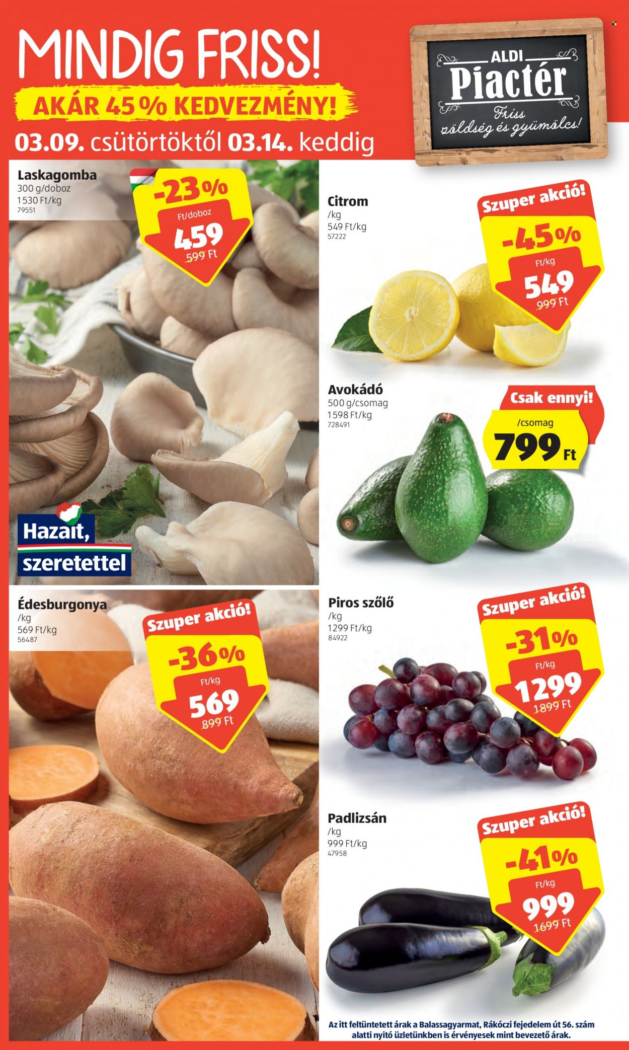 Aldi akciós újságok - 2023.03.09 - 2023.03.14. Oldal 2
