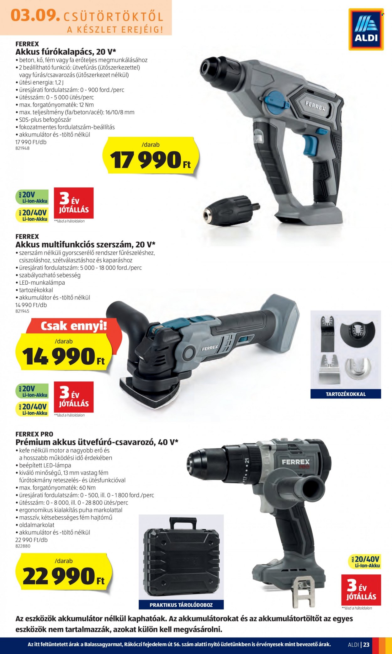 Aldi akciós újságok - 2023.03.09 - 2023.03.14. Oldal 27