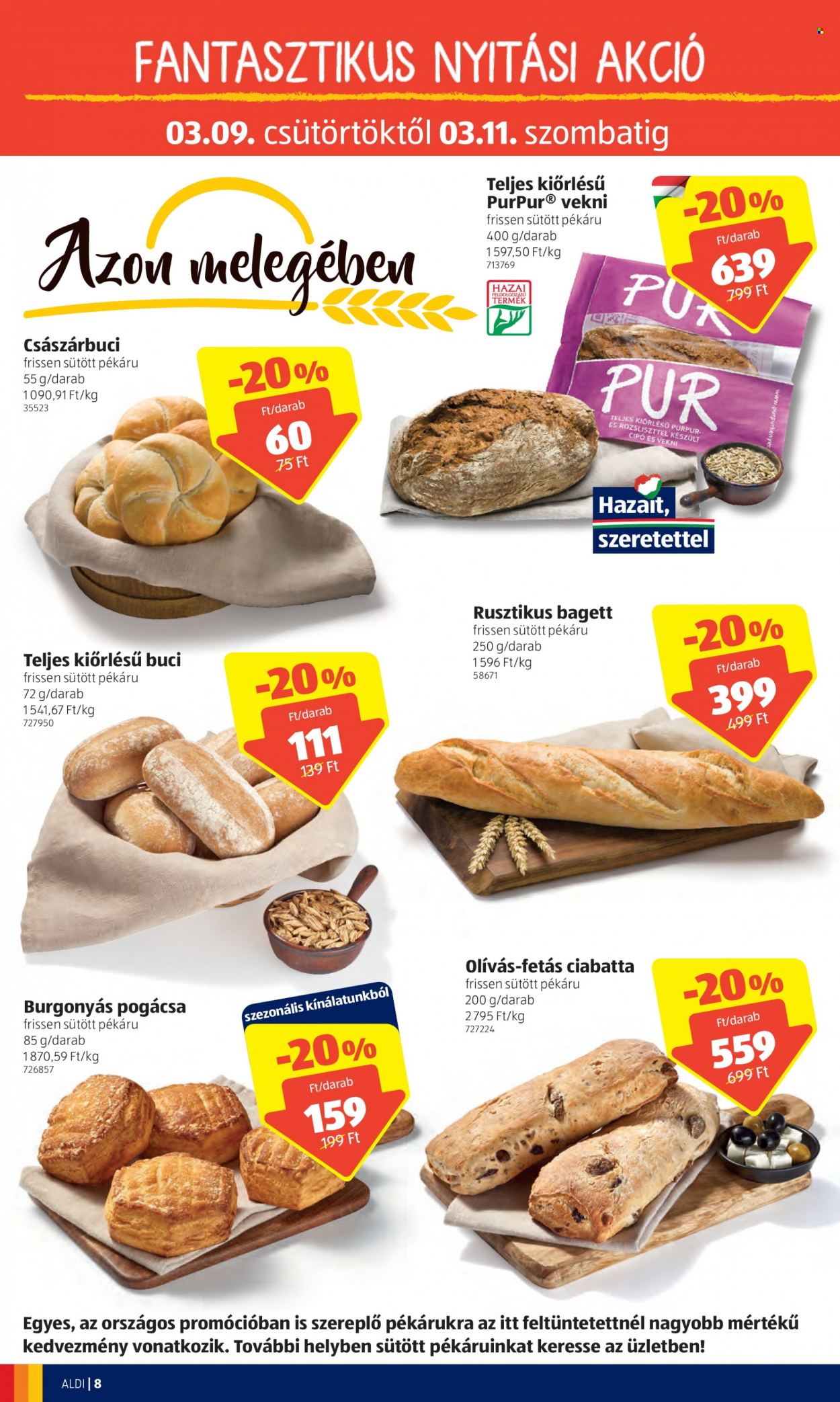 Aldi akciós újságok. Oldal 8