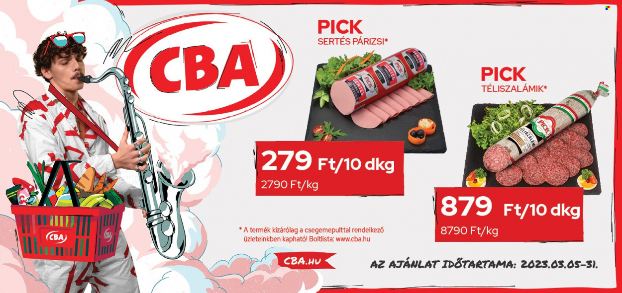 CBA akciós újságok - 2023.03.05 - 2023.03.31. Oldal 4