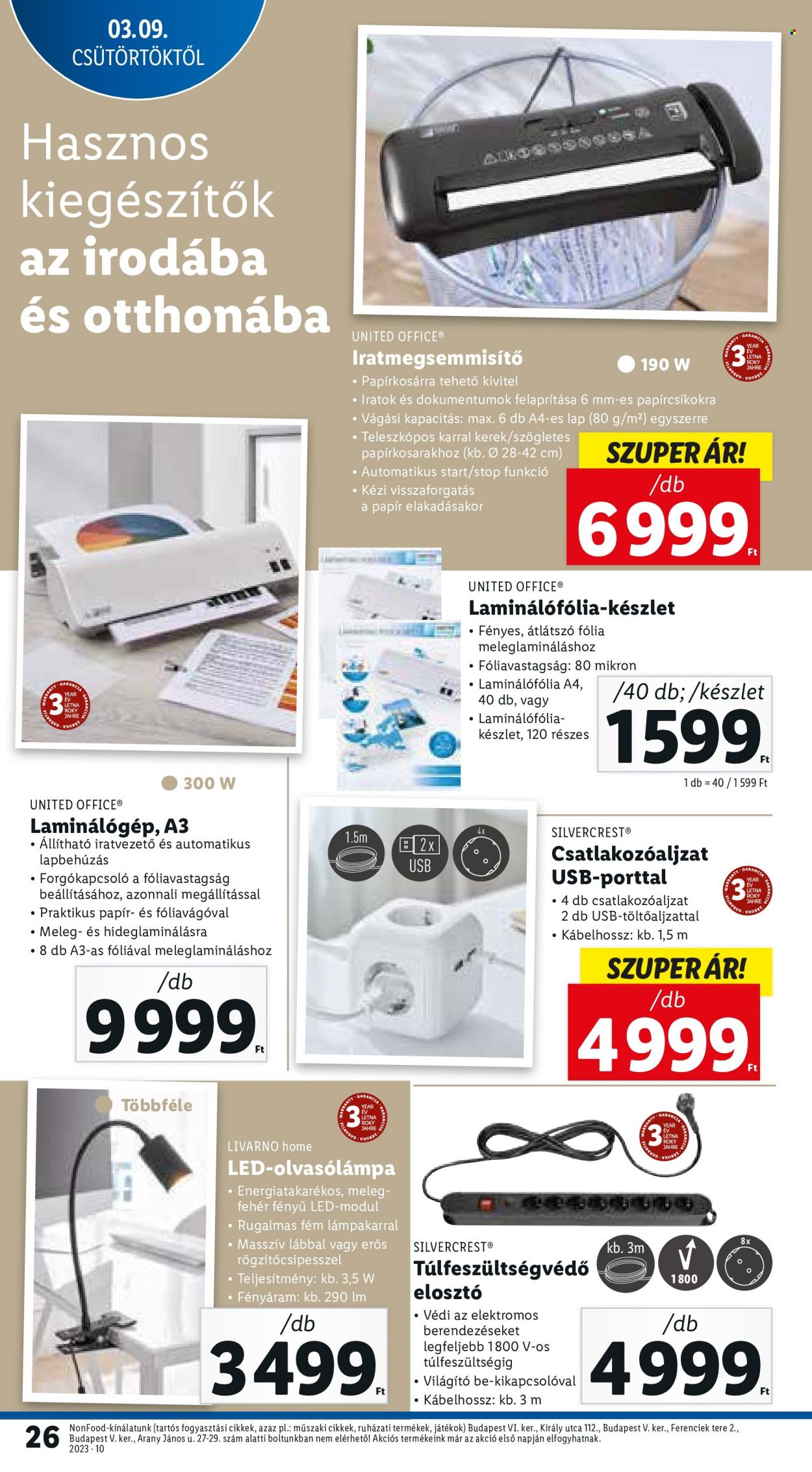 Lidl akciós újságok - 2023.03.09 - 2023.03.14. Oldal 26