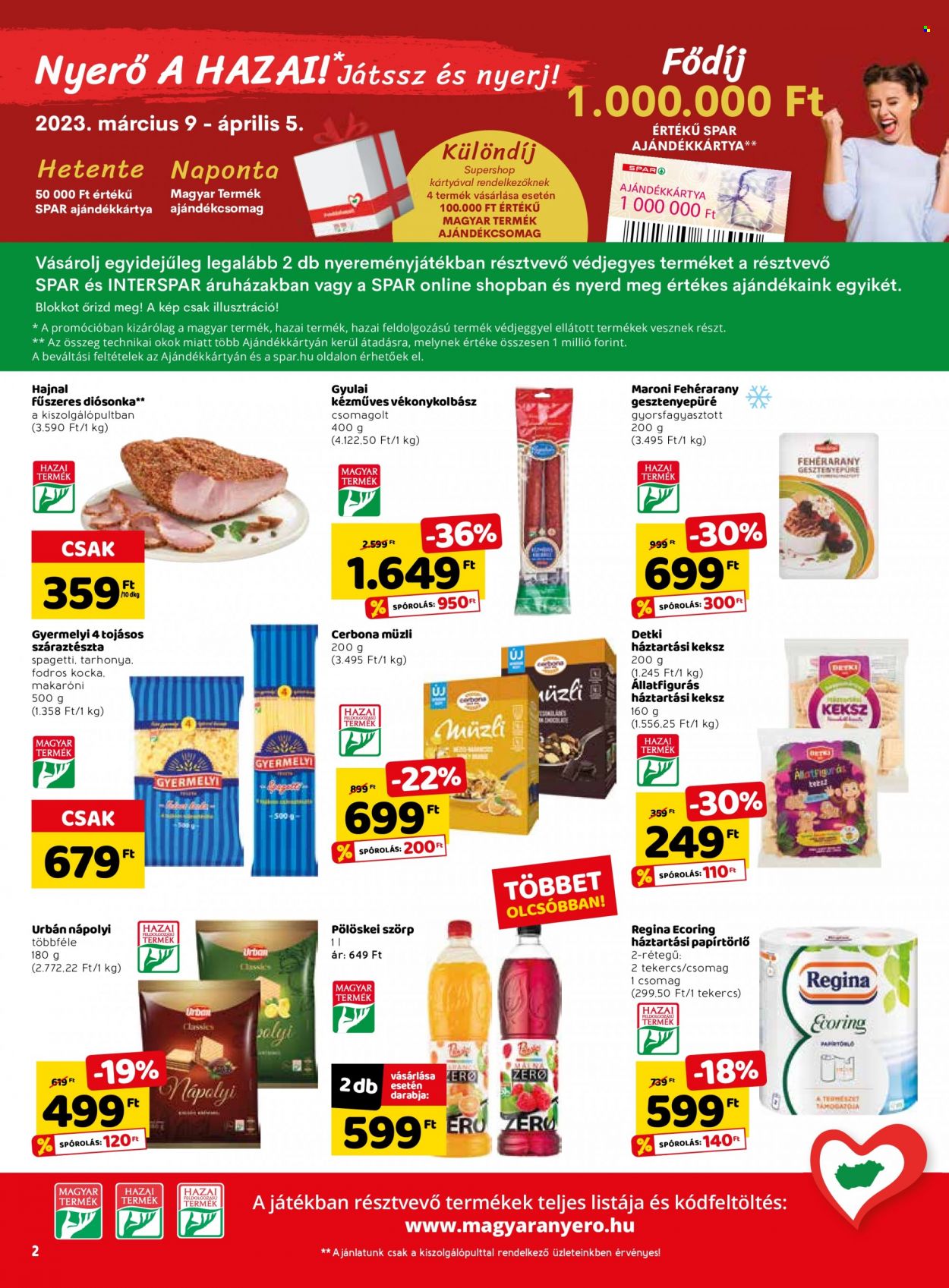 SPAR akciós újságok - 2023.03.09 - 2023.03.14. Oldal 4