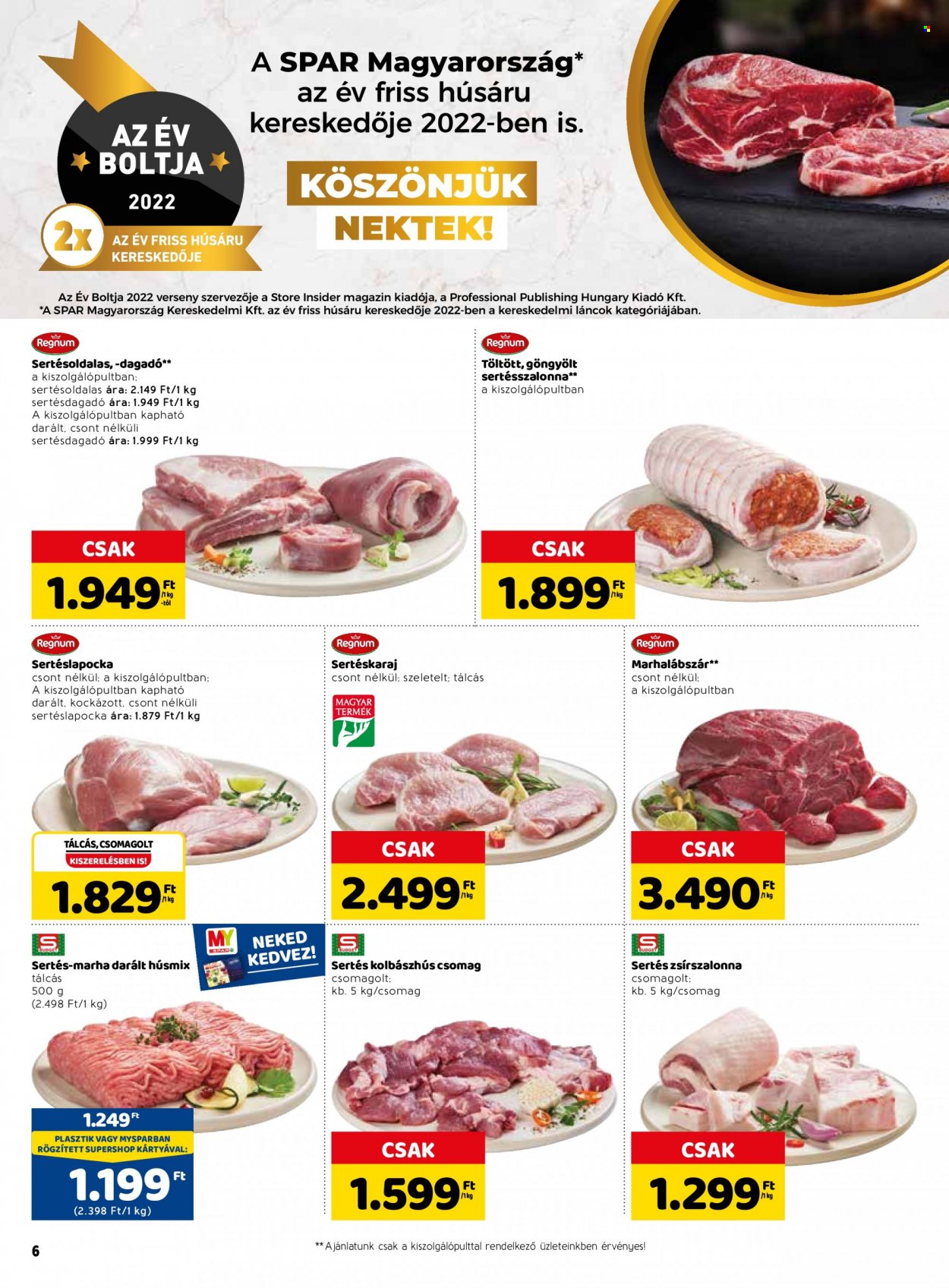 SPAR akciós újságok - 2023.03.09 - 2023.03.14. Oldal 10
