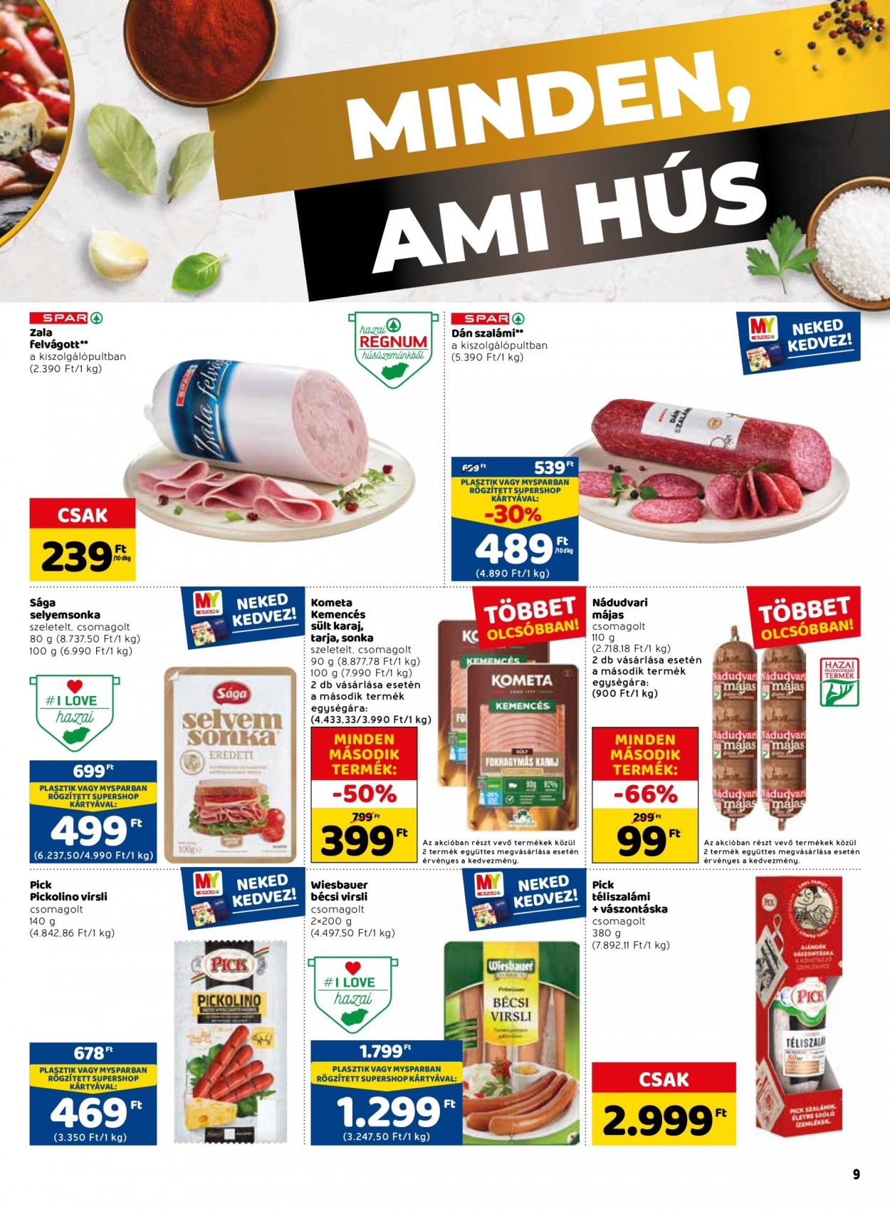 SPAR akciós újságok - 2023.03.09 - 2023.03.14. Oldal 15