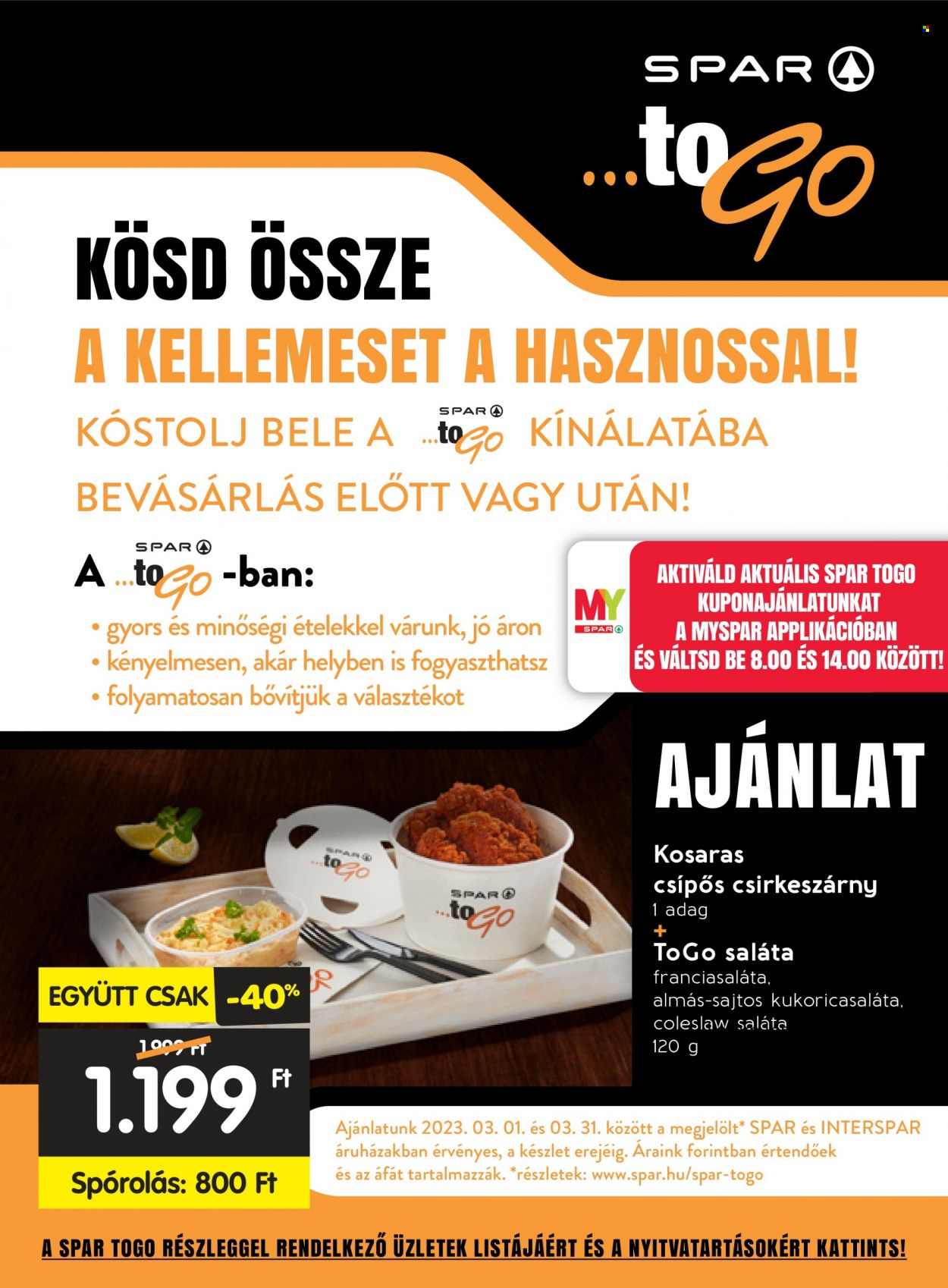 SPAR akciós újságok - 2023.03.09 - 2023.03.14. Oldal 30