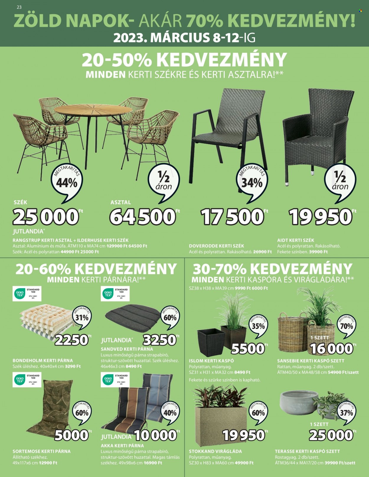 JYSK akciós újságok - 2023.03.08 - 2023.04.11. Oldal 22