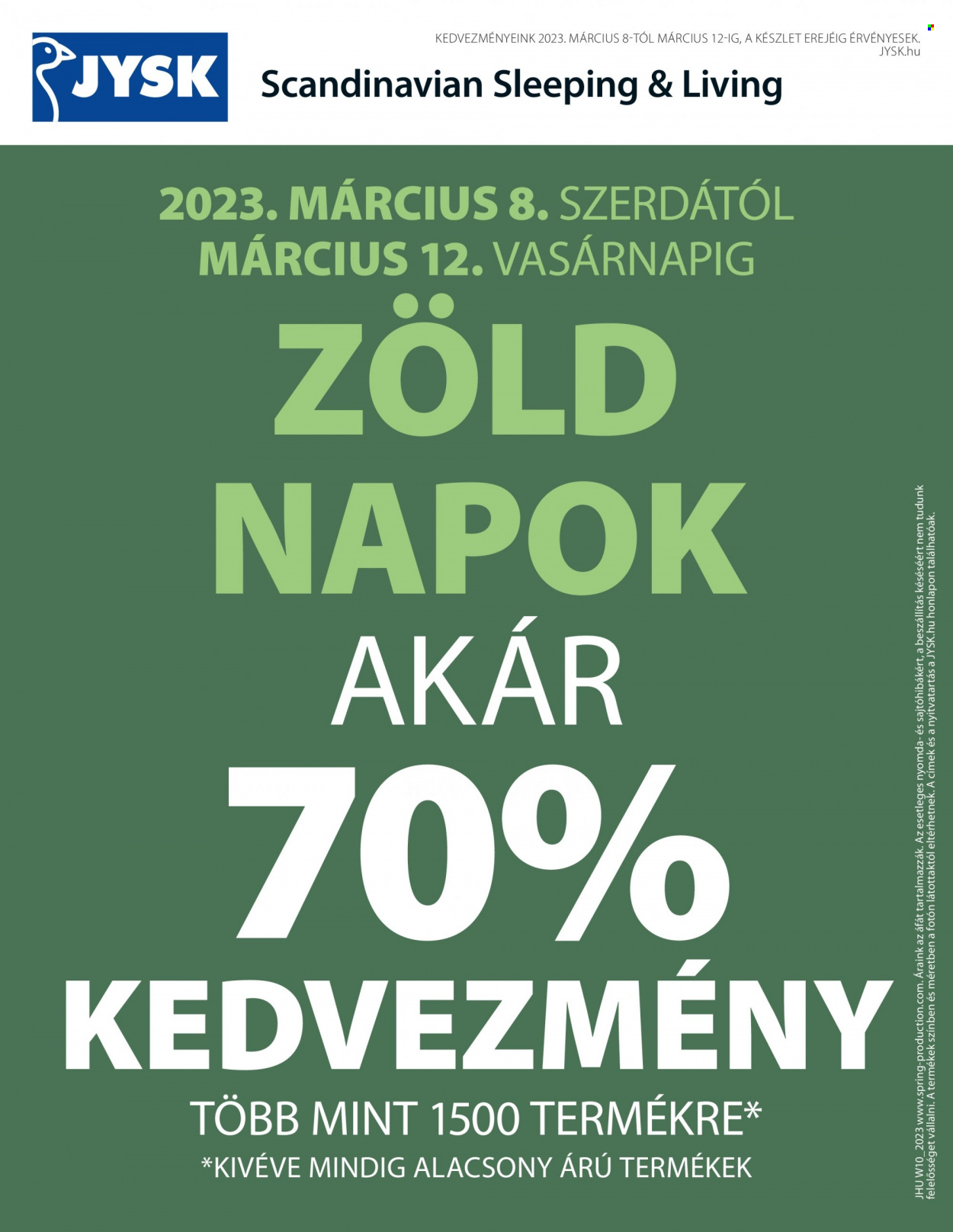 JYSK akciós újságok - 2023.03.08 - 2023.04.11. Oldal 24