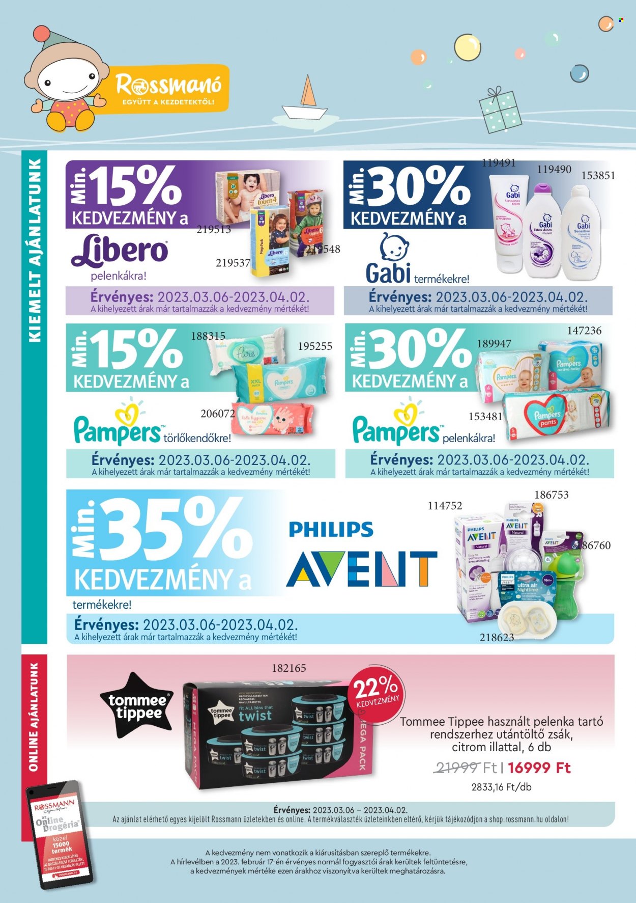 Rossmann akciós újságok - 2023.03.06 - 2023.04.02. Oldal 2