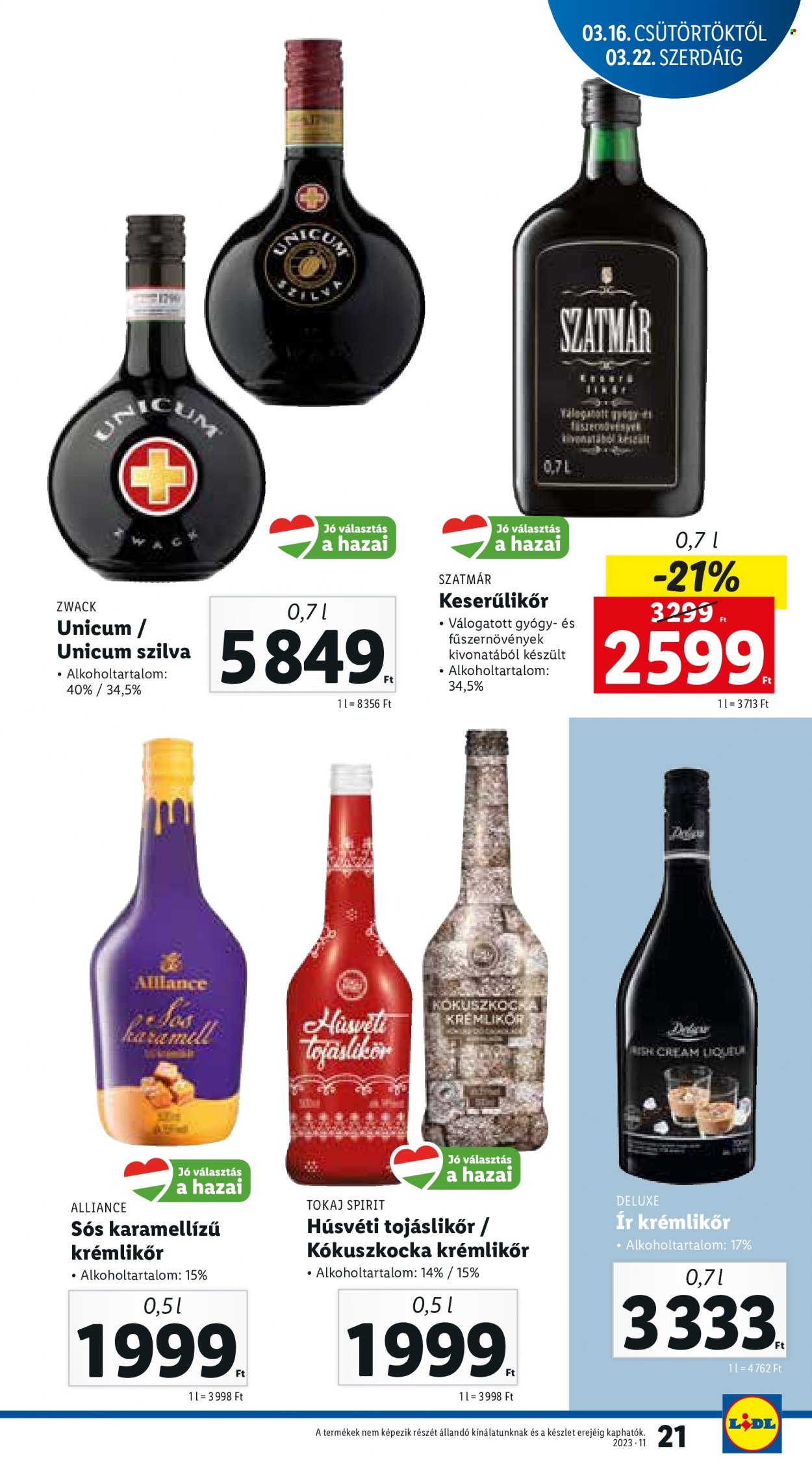 Lidl akciós újságok - 2023.03.16 - 2023.03.22. Oldal 21