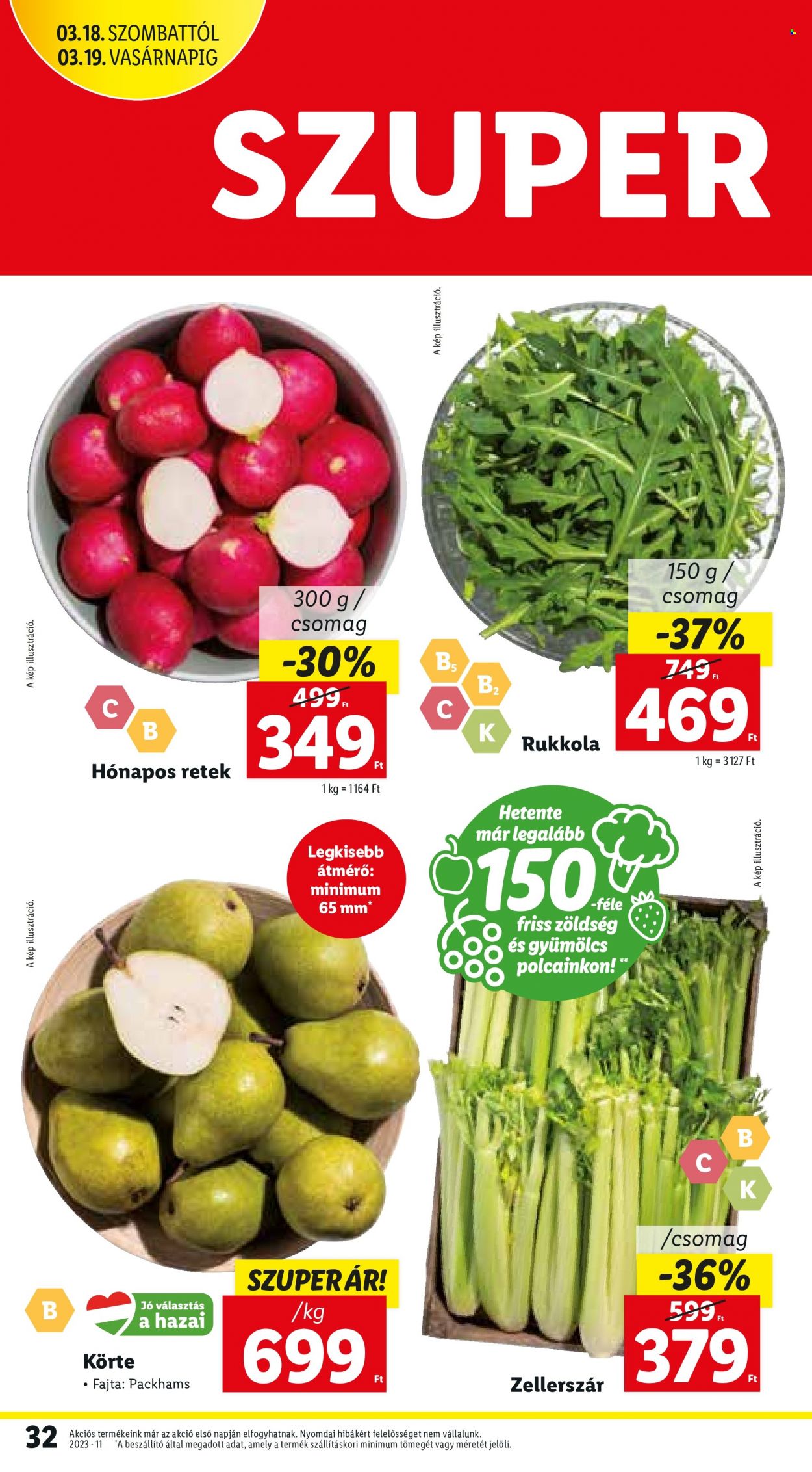 Lidl akciós újságok - 2023.03.16 - 2023.03.22. Oldal 32