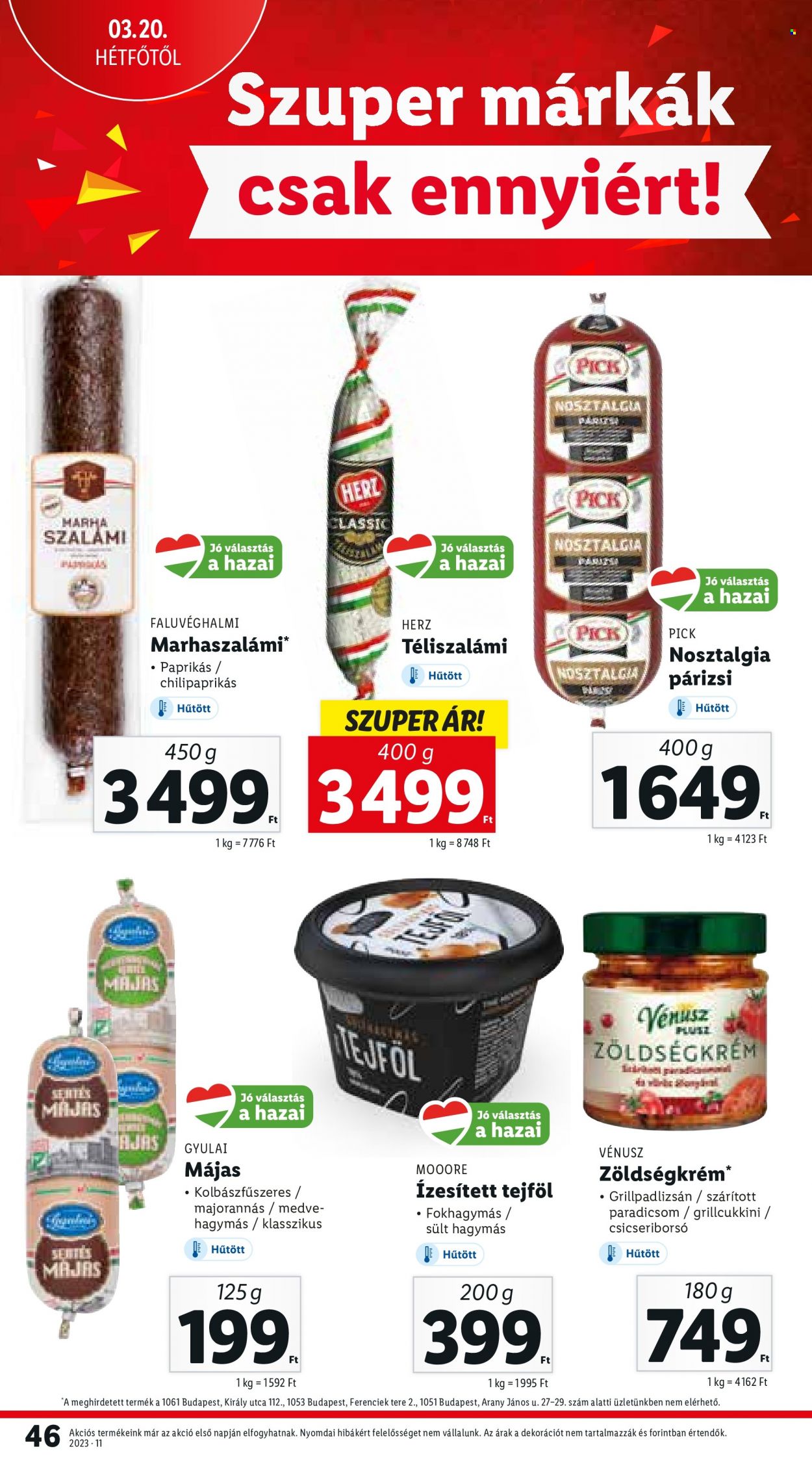 Lidl akciós újságok - 2023.03.16 - 2023.03.22. Oldal 46
