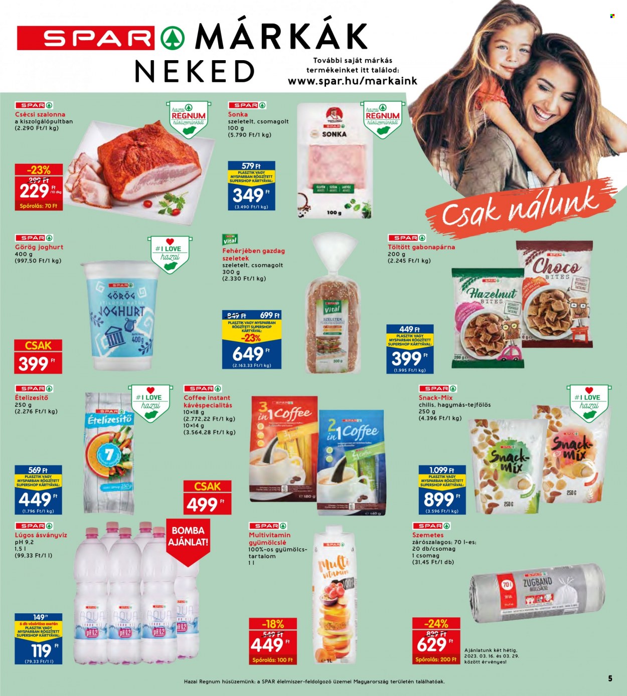 INTERSPAR akciós újságok - 2023.03.16 - 2023.03.22. Oldal 7