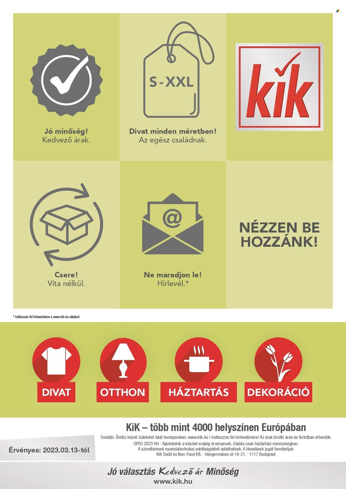 Kik akciós újságok. Oldal 21