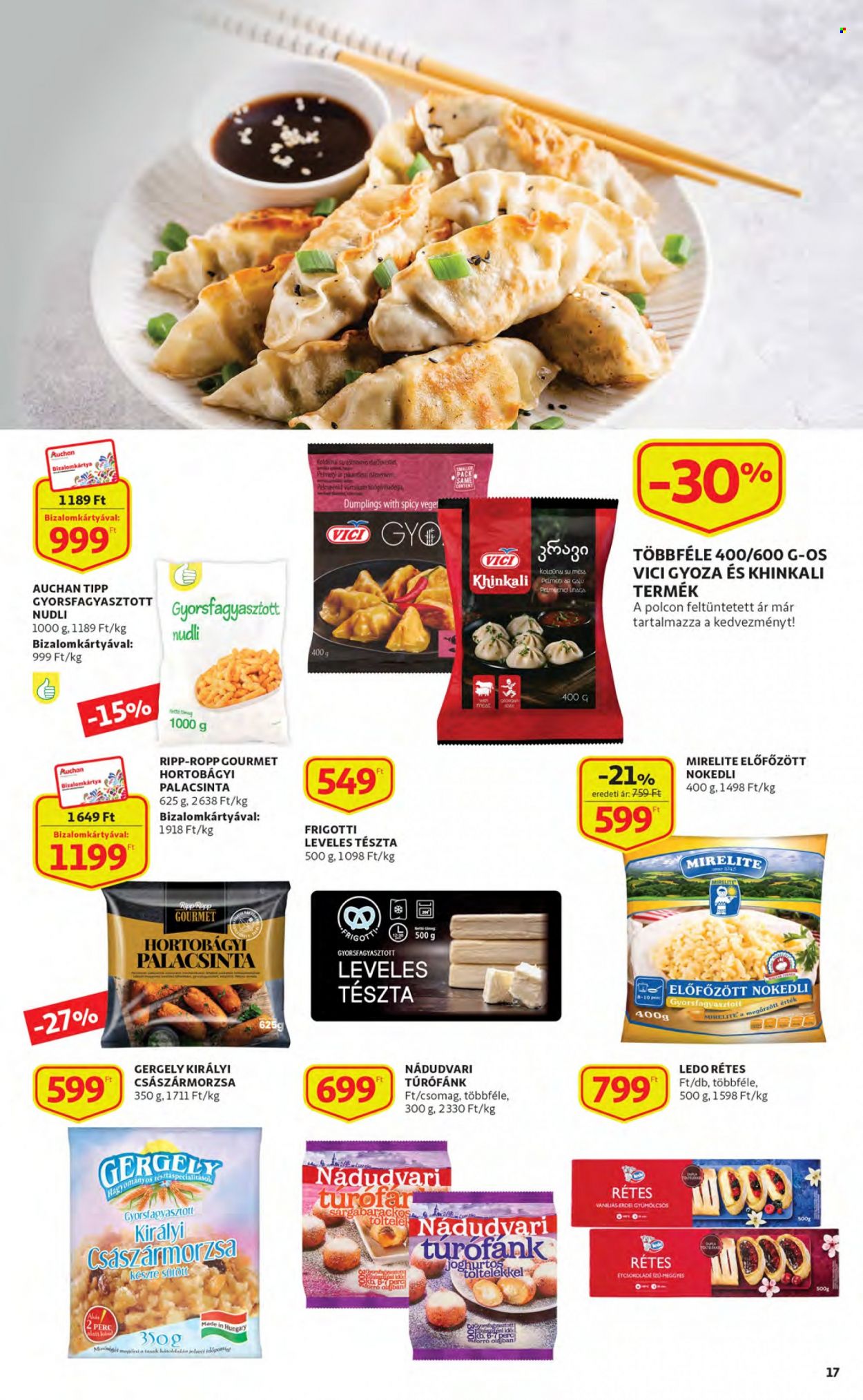 Auchan akciós újságok - 2023.03.16 - 2023.03.22. Oldal 17