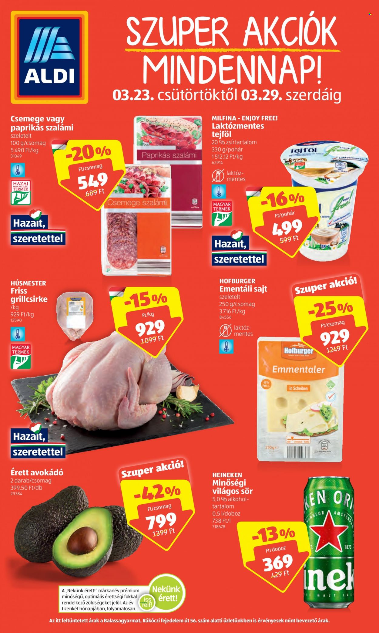 Aldi akciós újságok - 2023.03.23 - 2023.03.29. Oldal 1