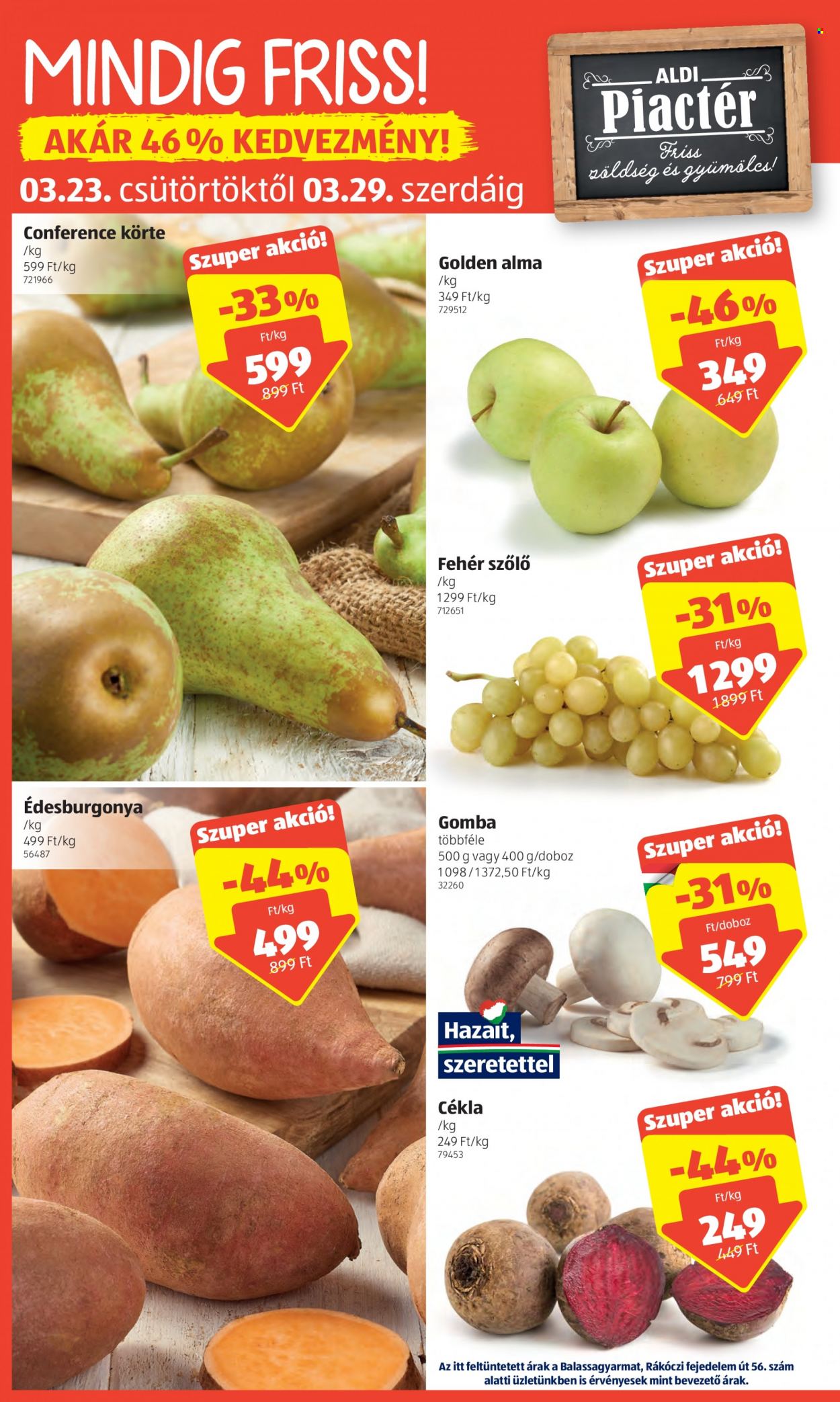 Aldi akciós újságok - 2023.03.23 - 2023.03.29. Oldal 2