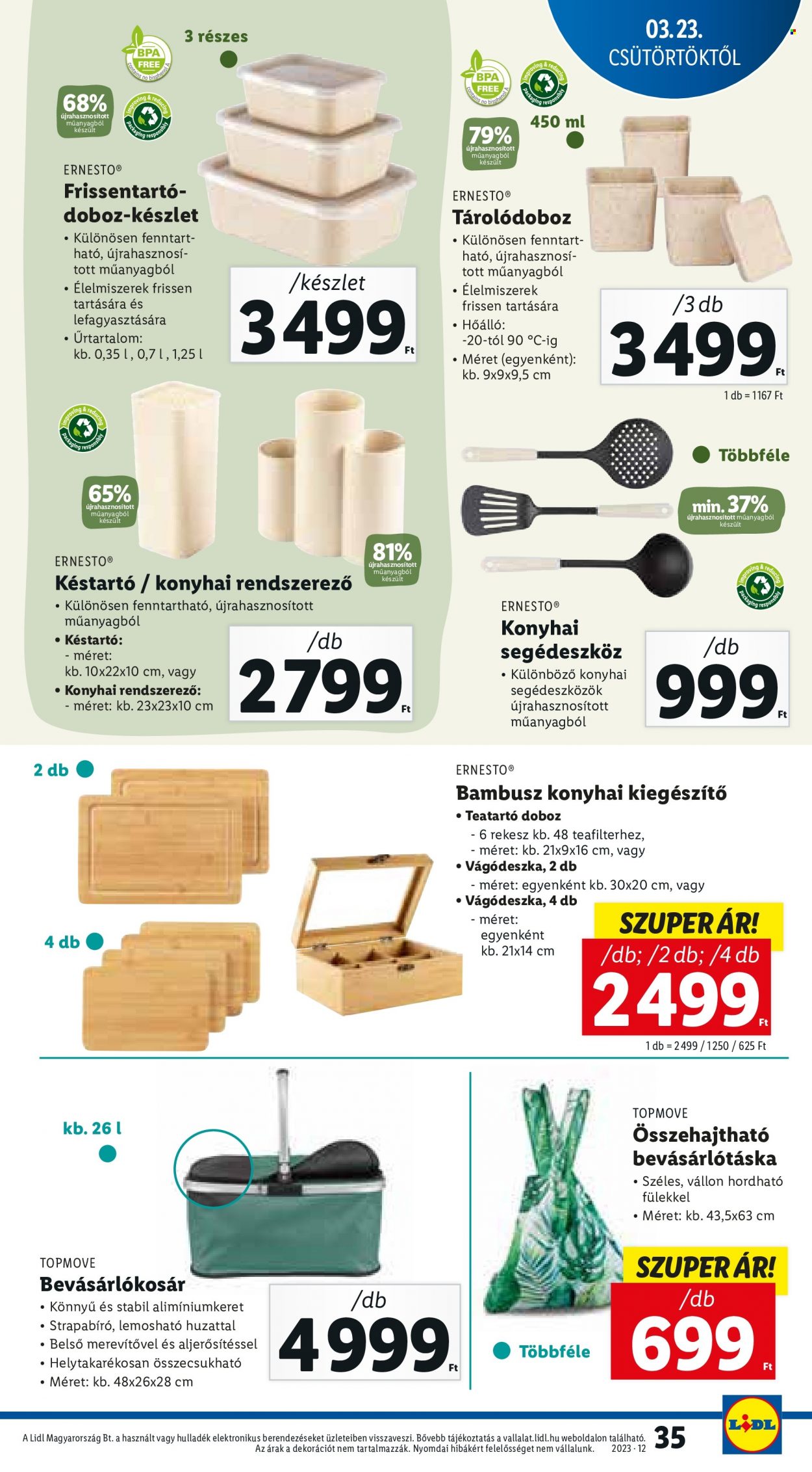 Lidl akciós újságok - 2023.03.23 - 2023.03.29. Oldal 35