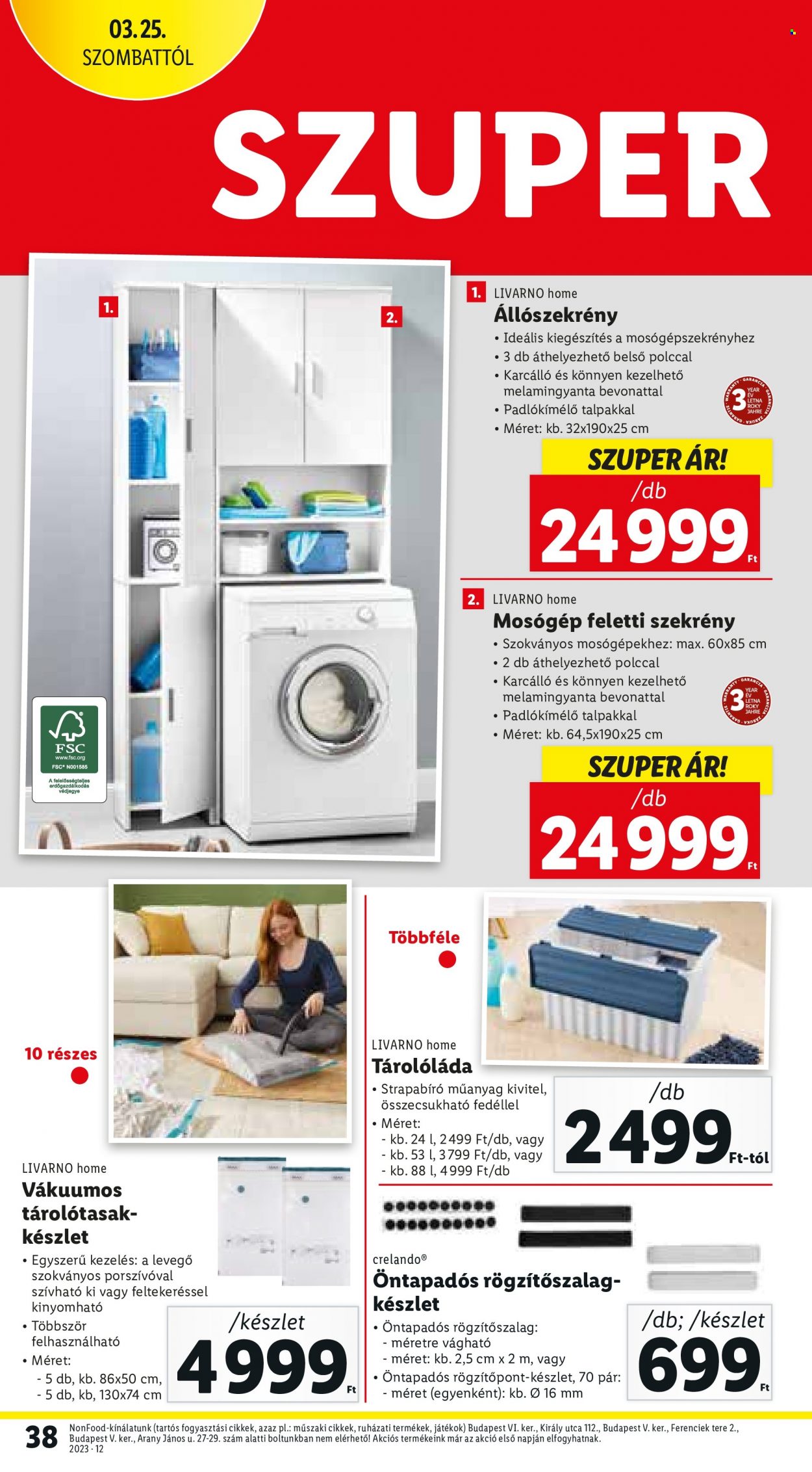 Lidl akciós újságok - 2023.03.23 - 2023.03.29. Oldal 38