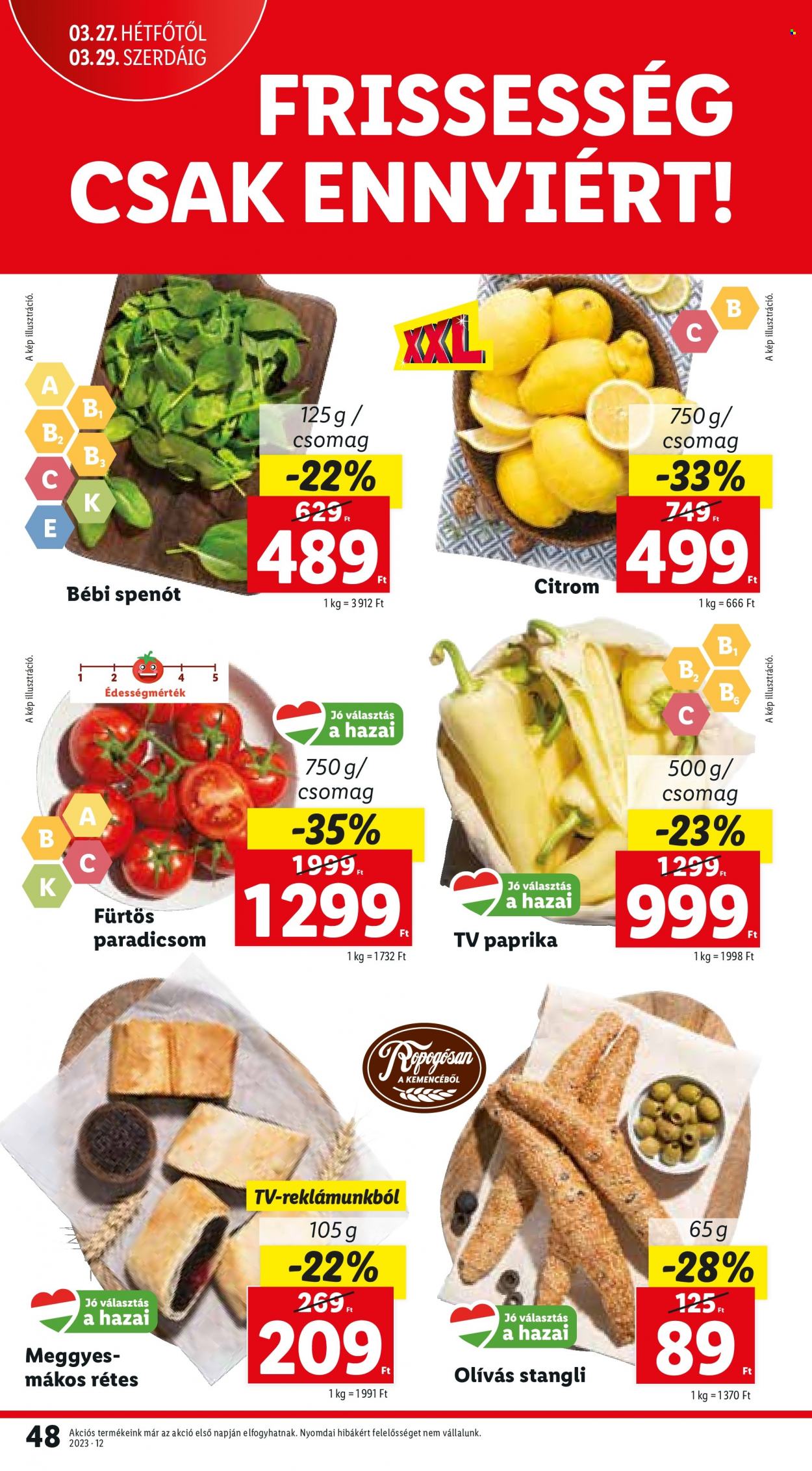 Lidl akciós újságok - 2023.03.23 - 2023.03.29. Oldal 48
