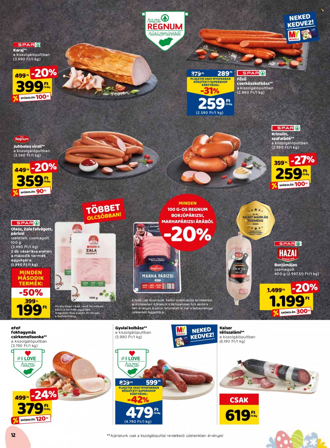 SPAR akciós újságok - 2023.03.23 - 2023.03.29. Oldal 16