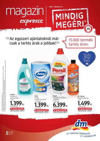 Újság dm drogerie markt.