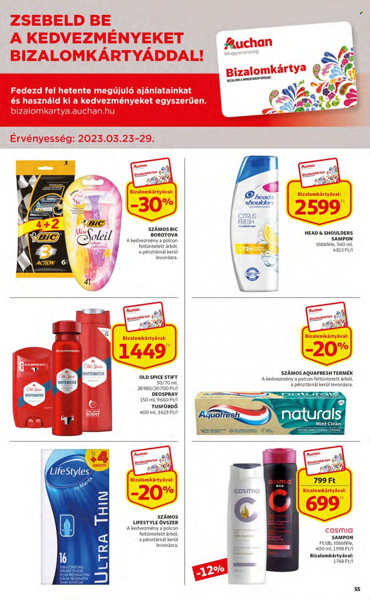 Auchan akciós újságok - 2023.03.23 - 2023.03.29. Oldal 55