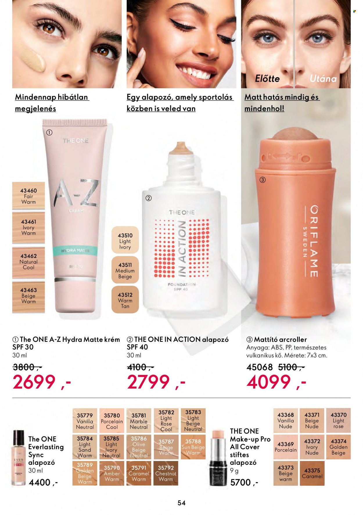 Oriflame akciós újságok - 2023.03.22 - 2023.04.11. Oldal 54