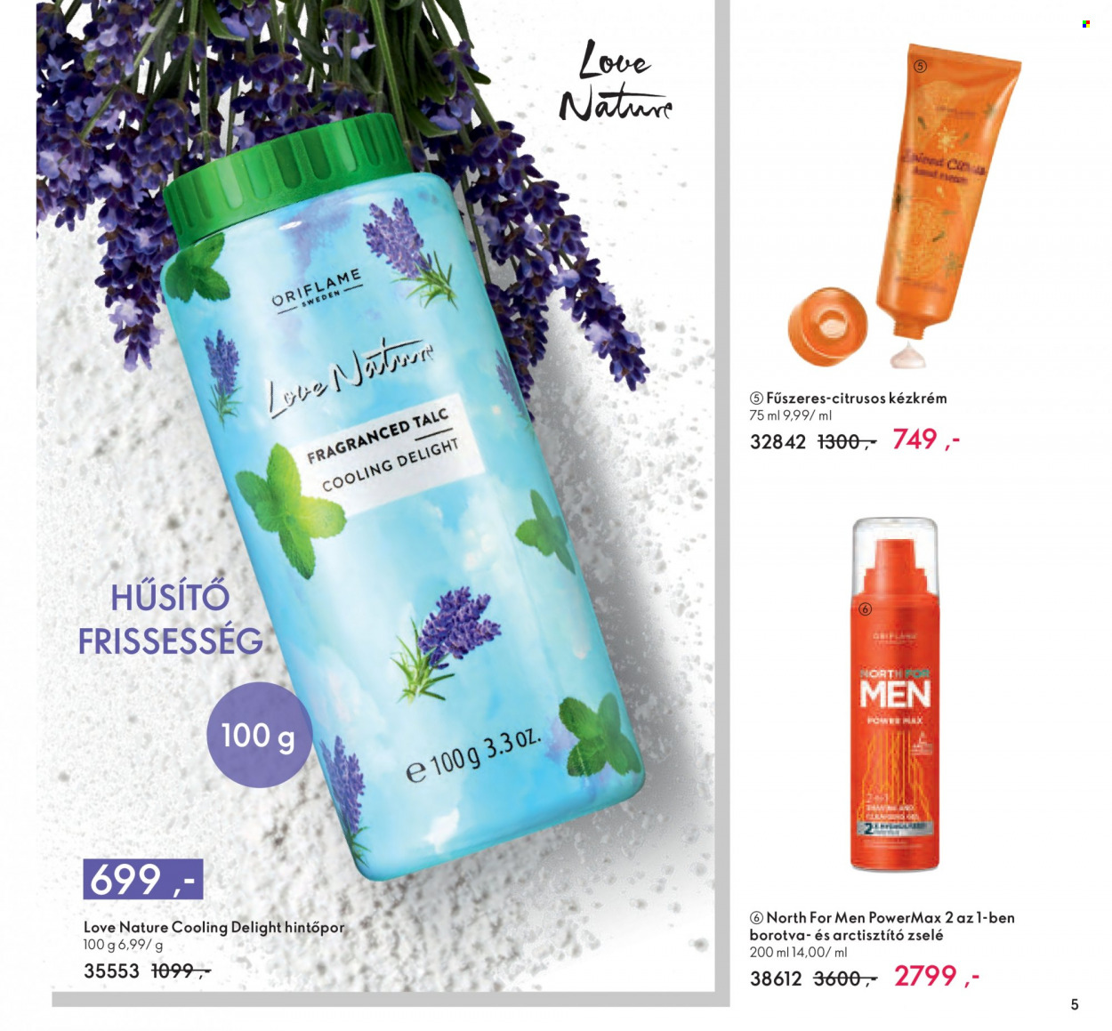 Oriflame akciós újságok - 2023.03.22 - 2023.04.11. Oldal 5