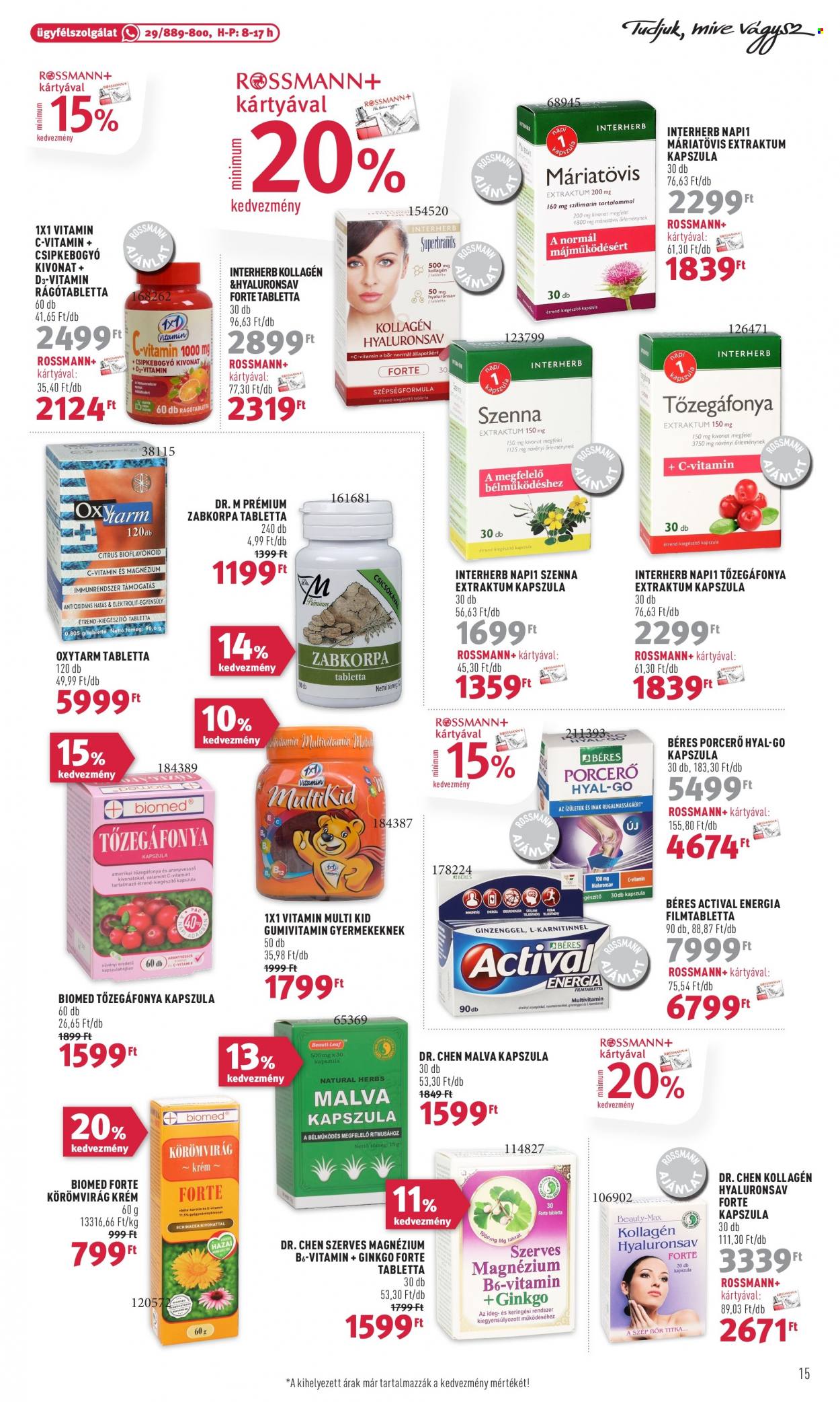 Rossmann akciós újságok - 2023.03.27 - 2023.04.07. Oldal 15