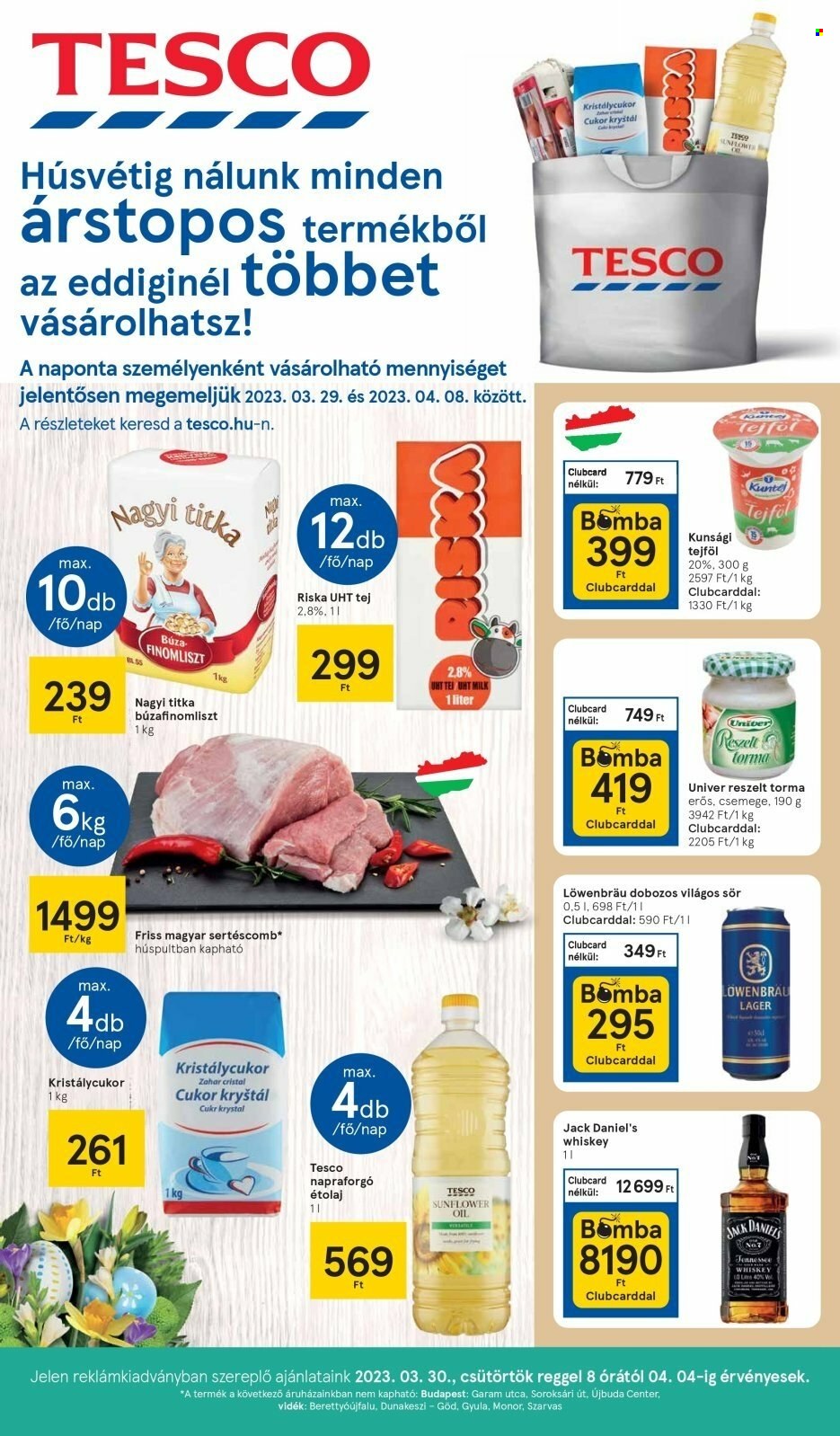 TESCO akciós újságok - 2023.03.30 - 2023.04.04. Oldal 1