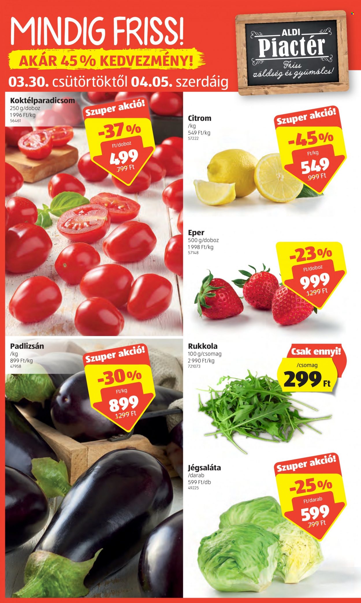 Aldi akciós újságok - 2023.03.30 - 2023.04.08. Oldal 2