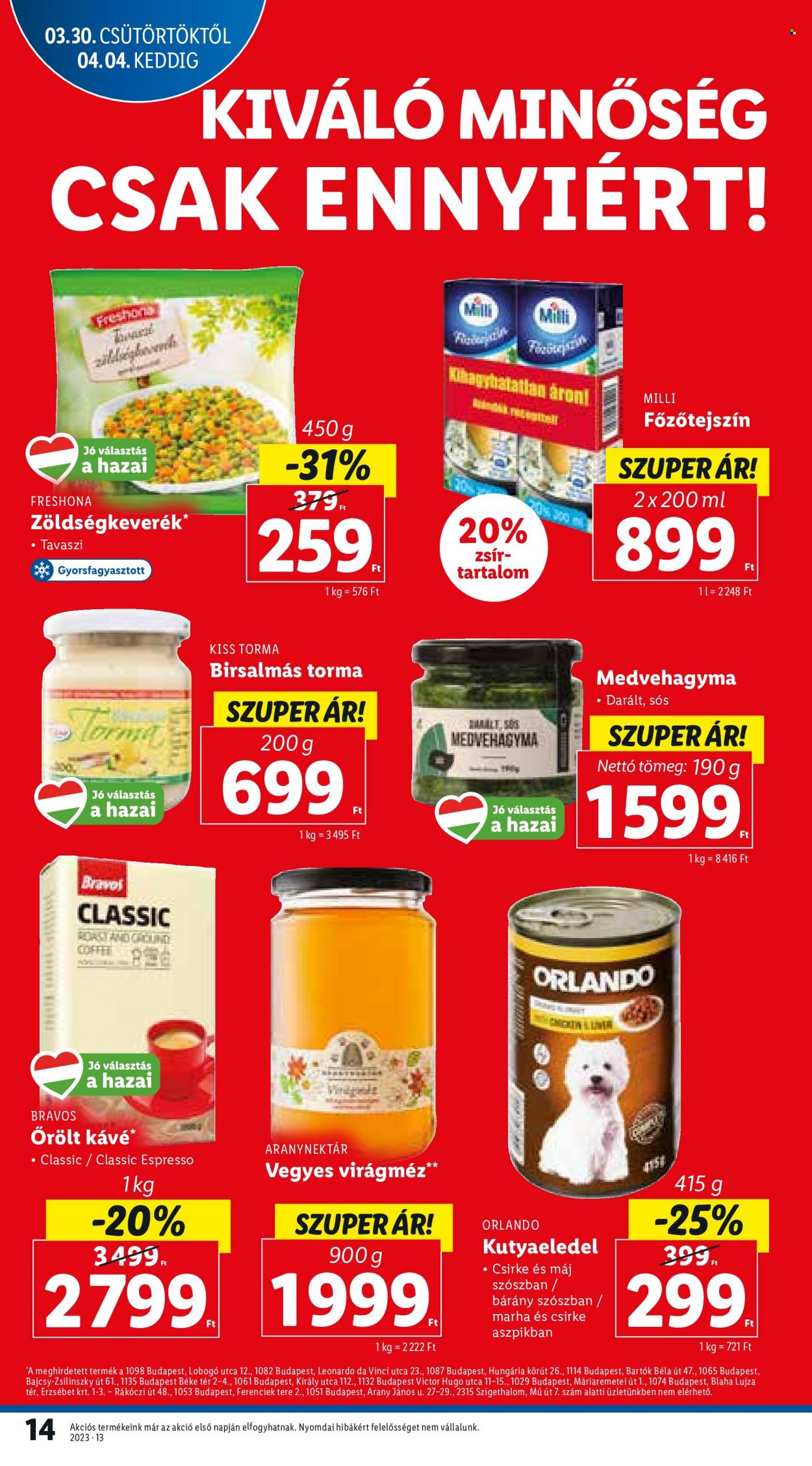 Lidl akciós újságok - 2023.03.30 - 2023.04.04. Oldal 14