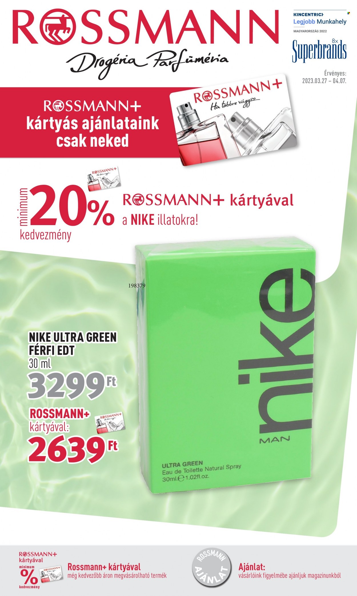 Rossmann akciós újságok - 2023.03.27 - 2023.04.07. Oldal 1