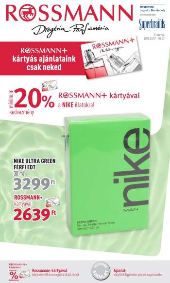 Újság Rossmann - 2023.03.27 - 2023.04.07.