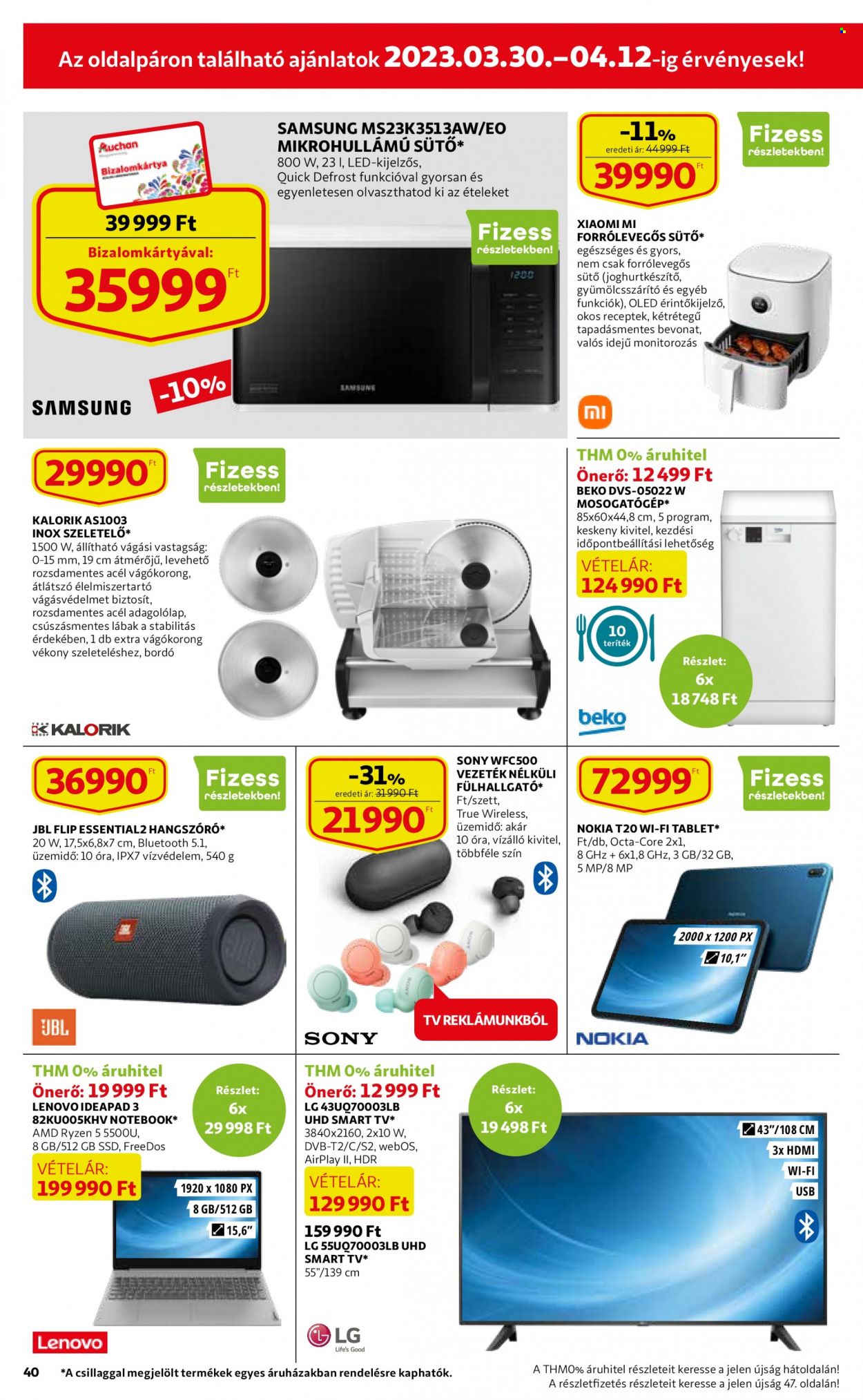Auchan akciós újságok - 2023.03.30 - 2023.04.08. Oldal 40