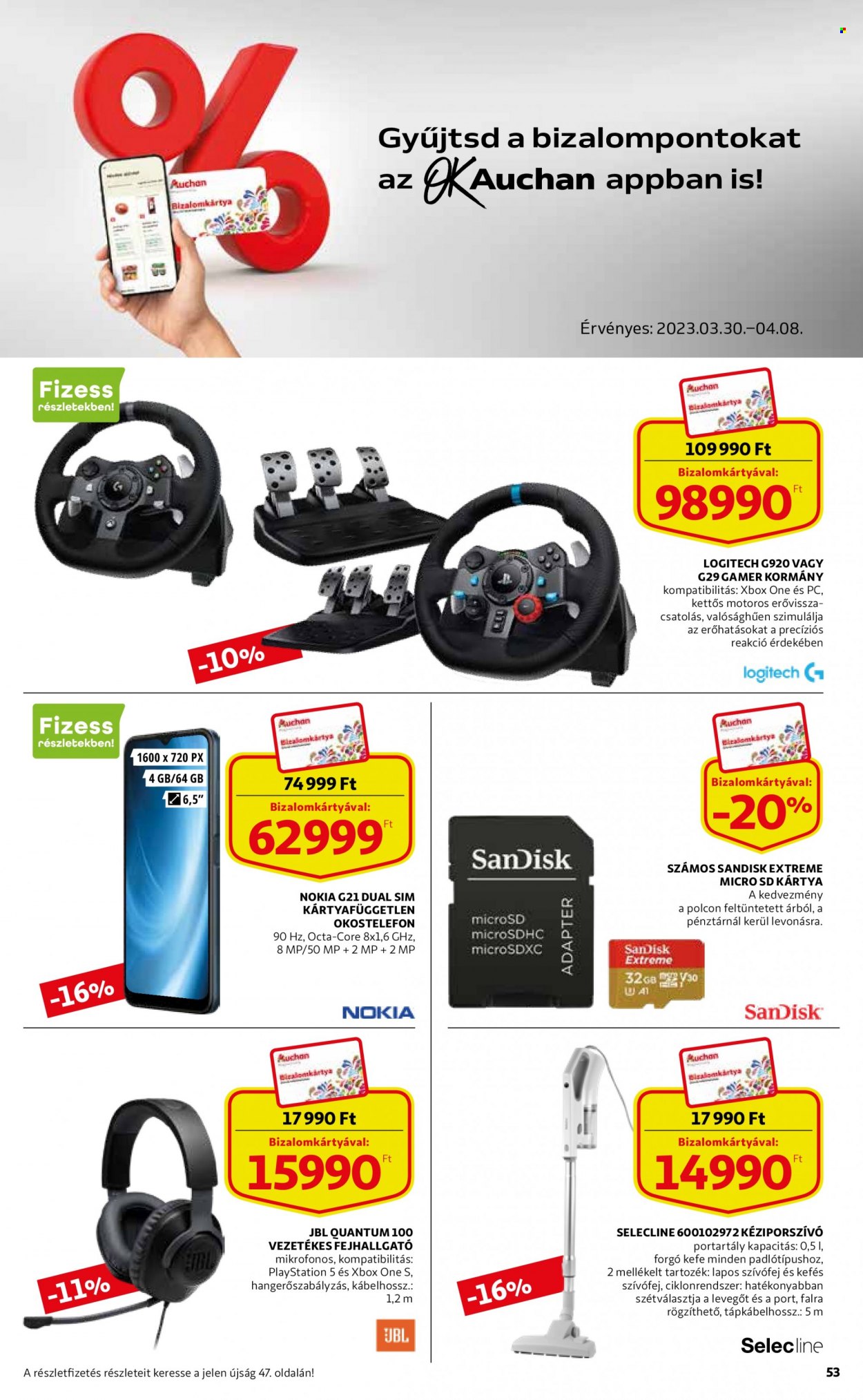 Auchan akciós újságok - 2023.03.30 - 2023.04.08. Oldal 53