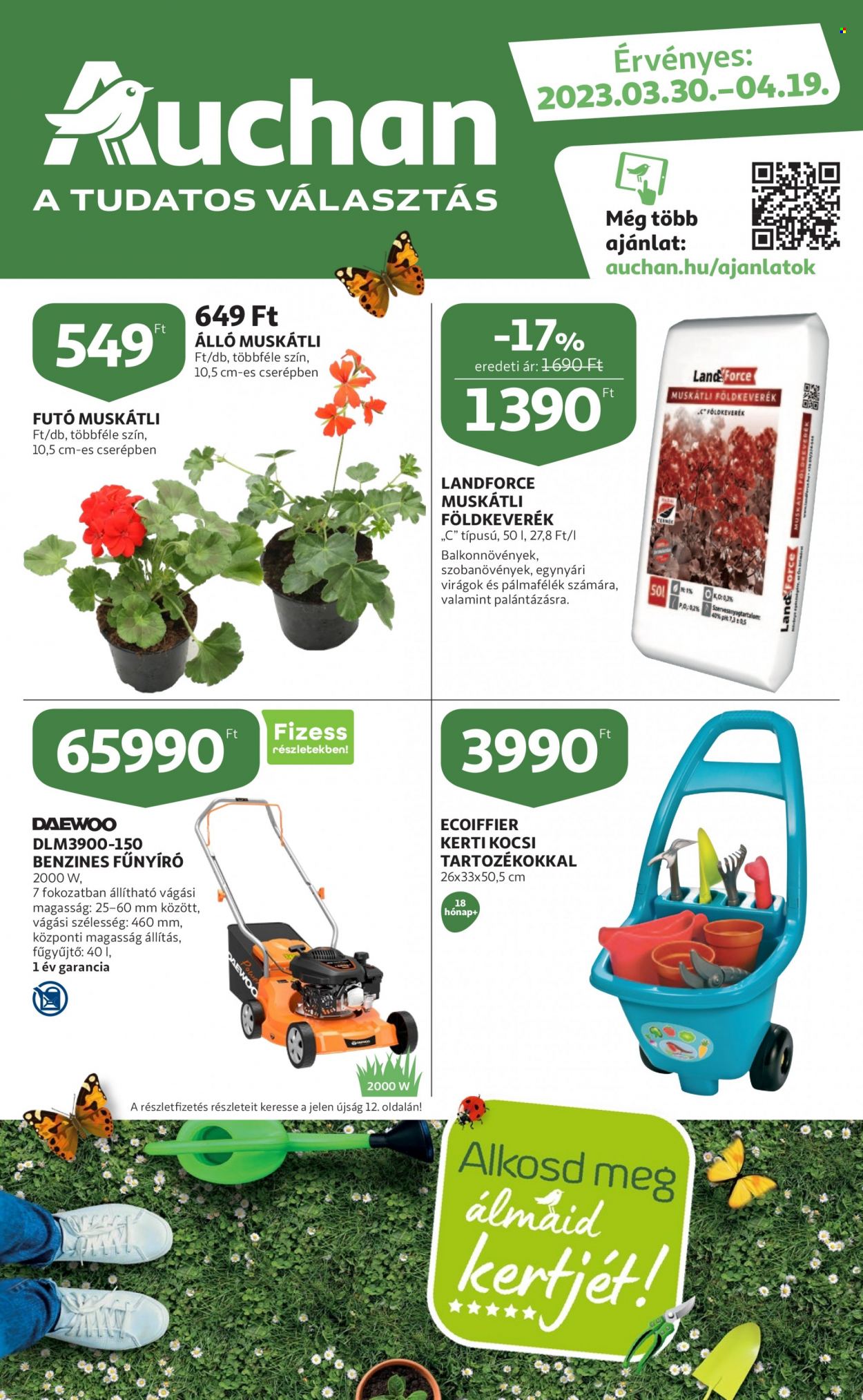 Auchan akciós újságok - 2023.03.30 - 2023.04.19. Oldal 1