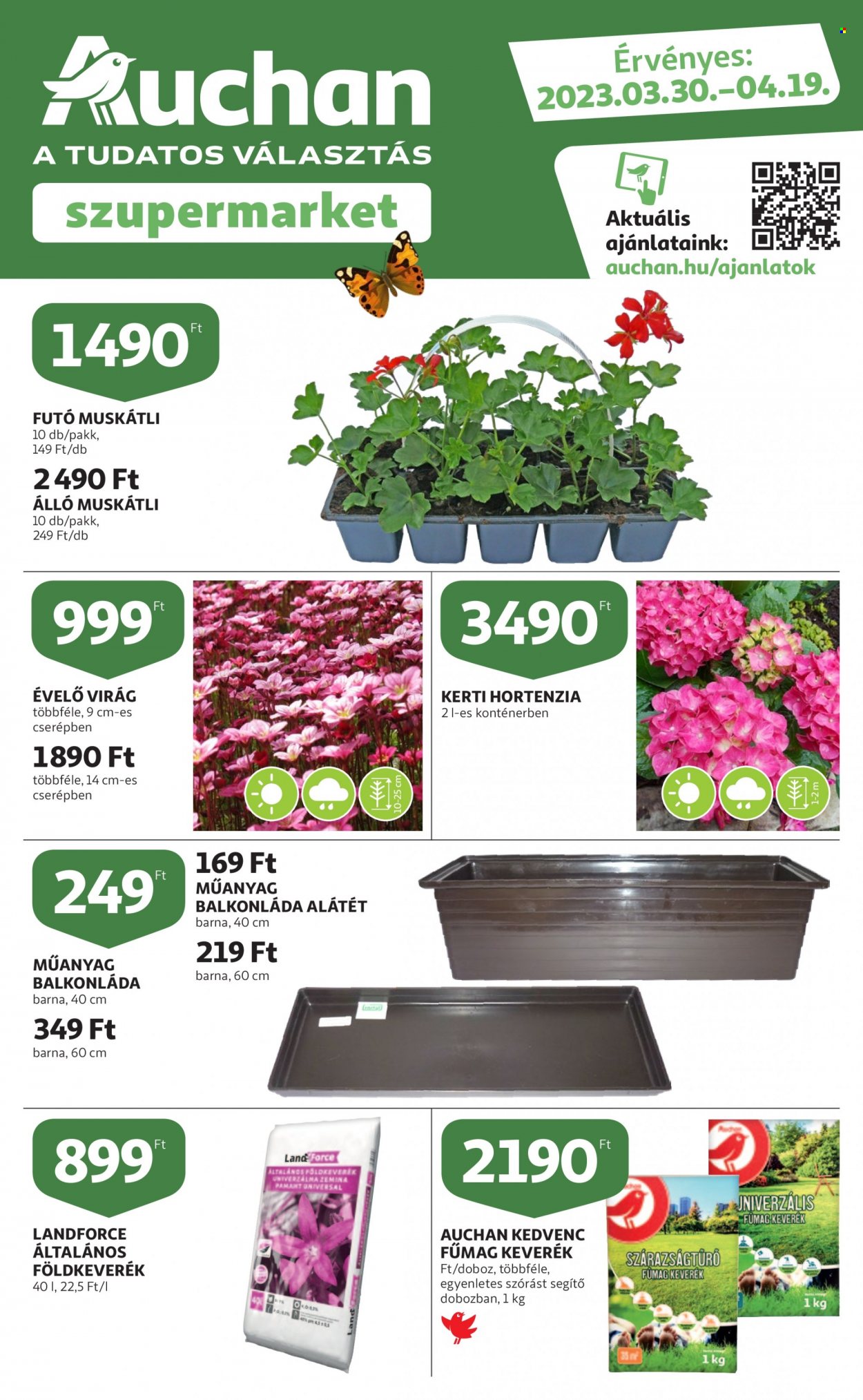 Auchan akciós újságok - 2023.03.30 - 2023.04.19. Oldal 1