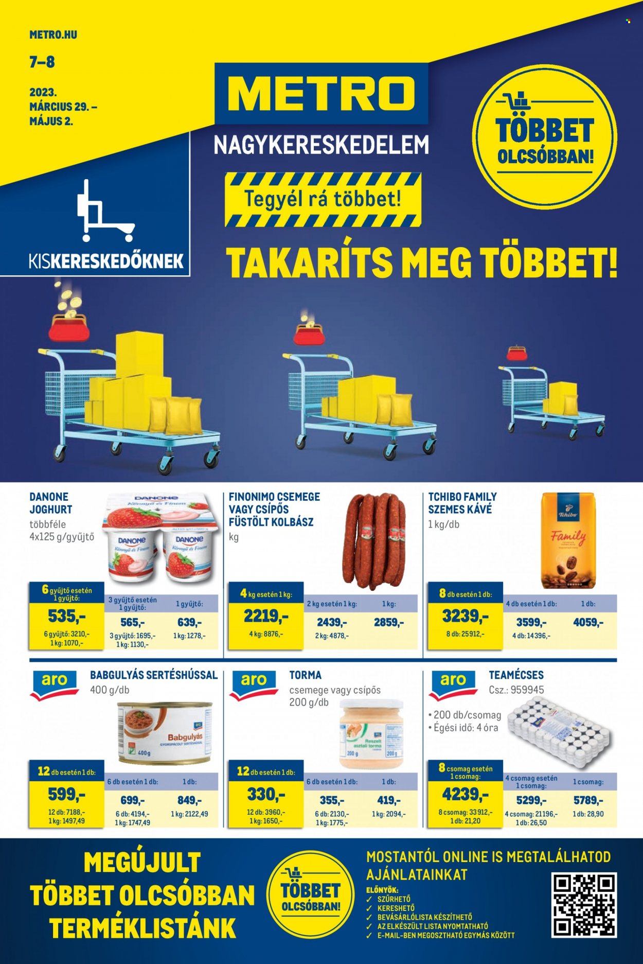 Metro akciós újságok - 2023.03.29 - 2023.05.02. Oldal 1