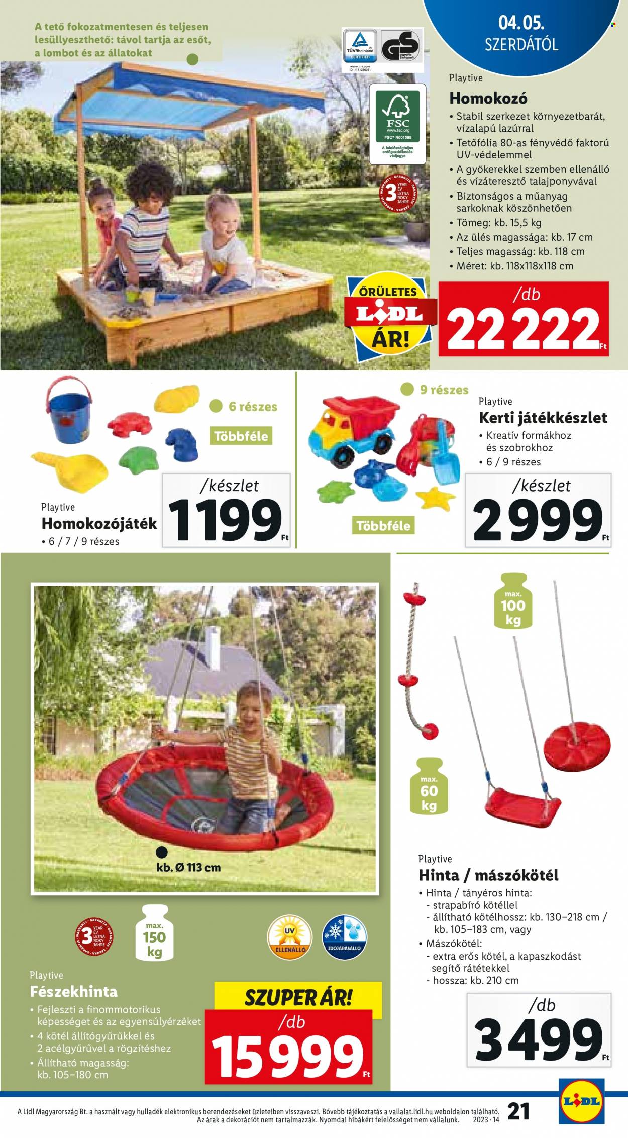 Lidl akciós újságok - 2023.04.05 - 2023.04.11. Oldal 21