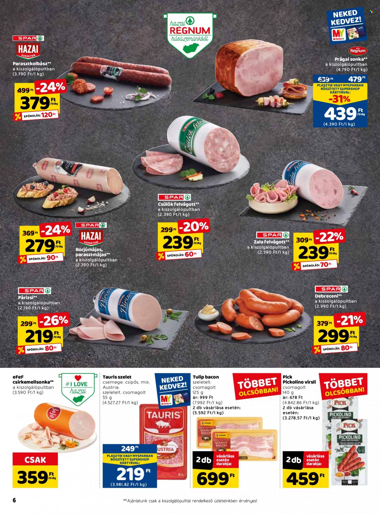 SPAR akciós újságok - 2023.04.05 - 2023.04.12. Oldal 6