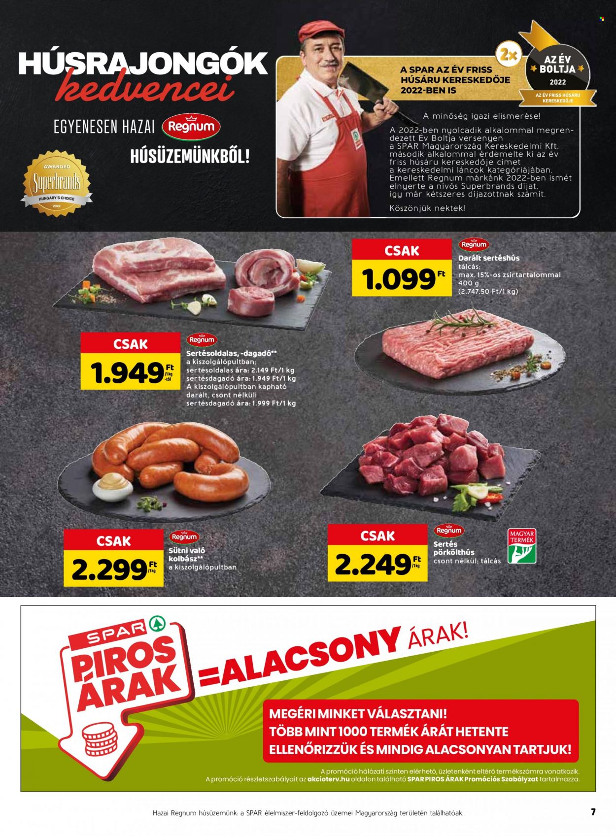 SPAR akciós újságok - 2023.04.05 - 2023.04.12. Oldal 7