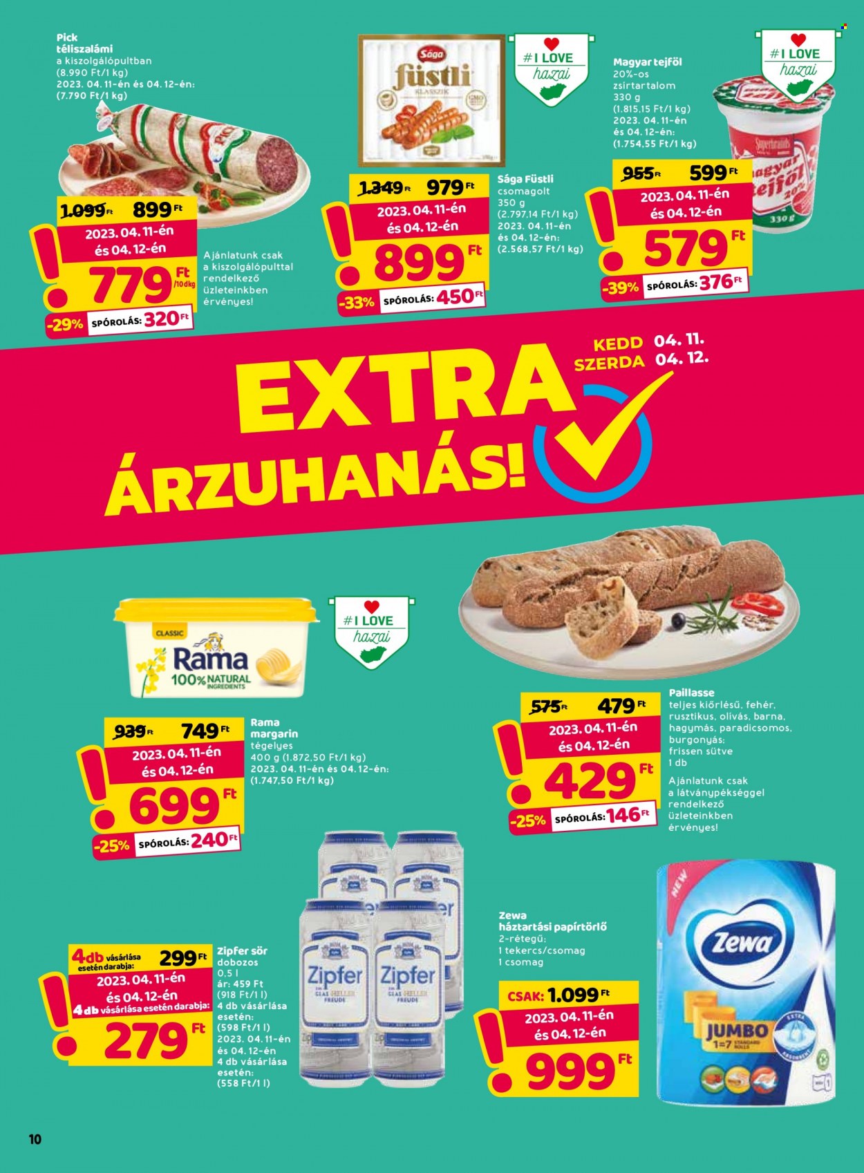 SPAR akciós újságok - 2023.04.05 - 2023.04.12. Oldal 10