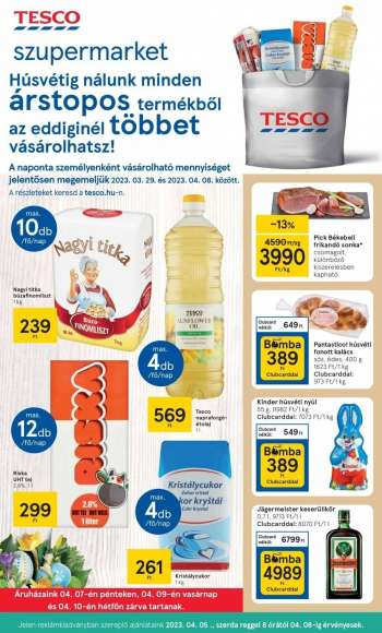 Újság TESCO - 2023.04.05 - 2023.04.08.