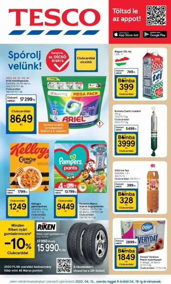 Újság TESCO - 2023.04.12 - 2023.04.19.
