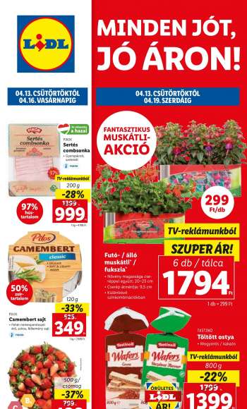 Újság Lidl - 2023.04.13 - 2023.04.19.